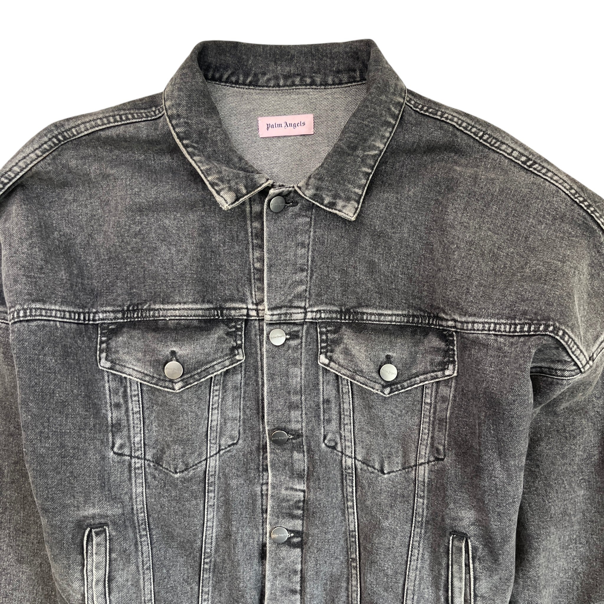 Men's Logo Print Jacket Black Size L