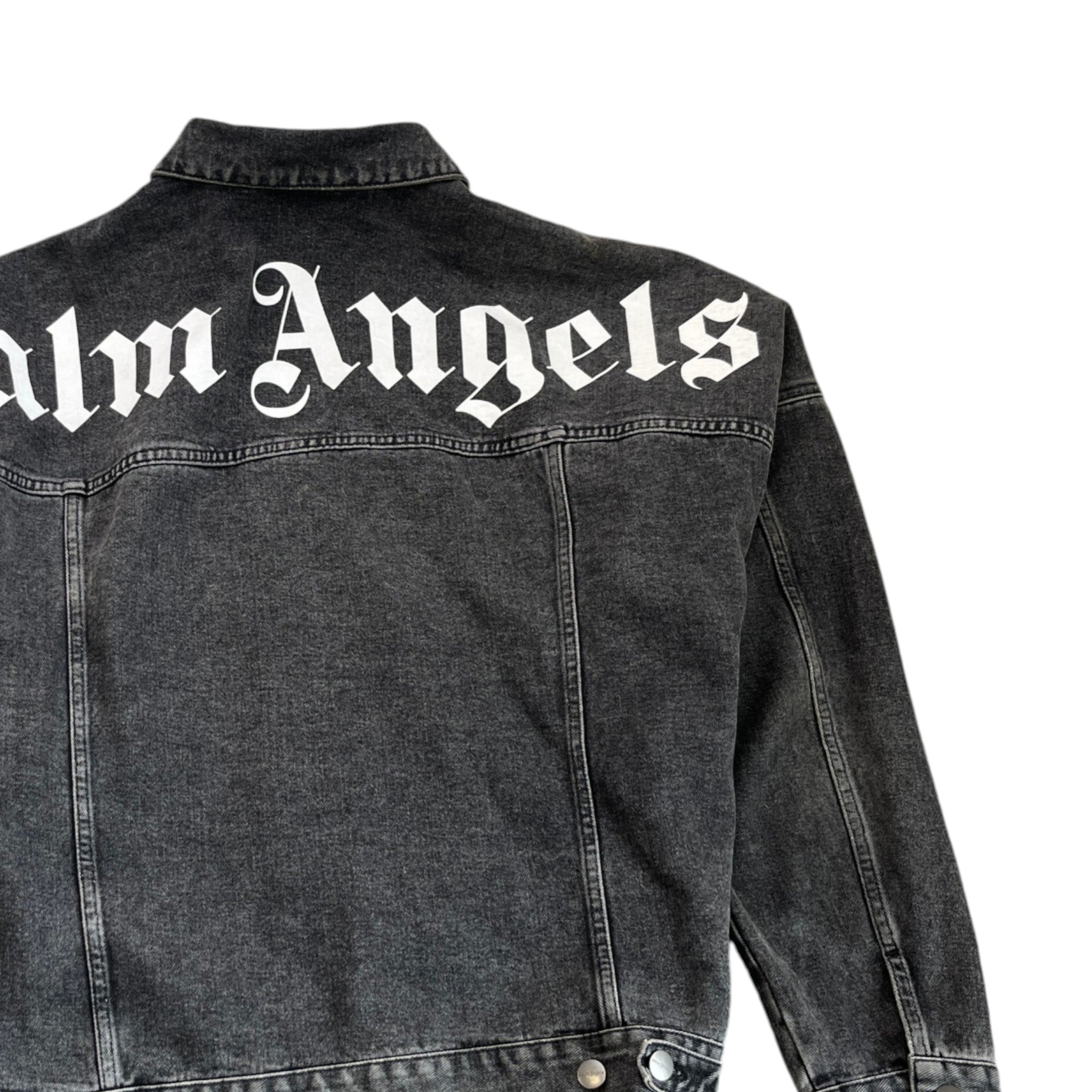 Men's Logo Print Jacket Black Size L