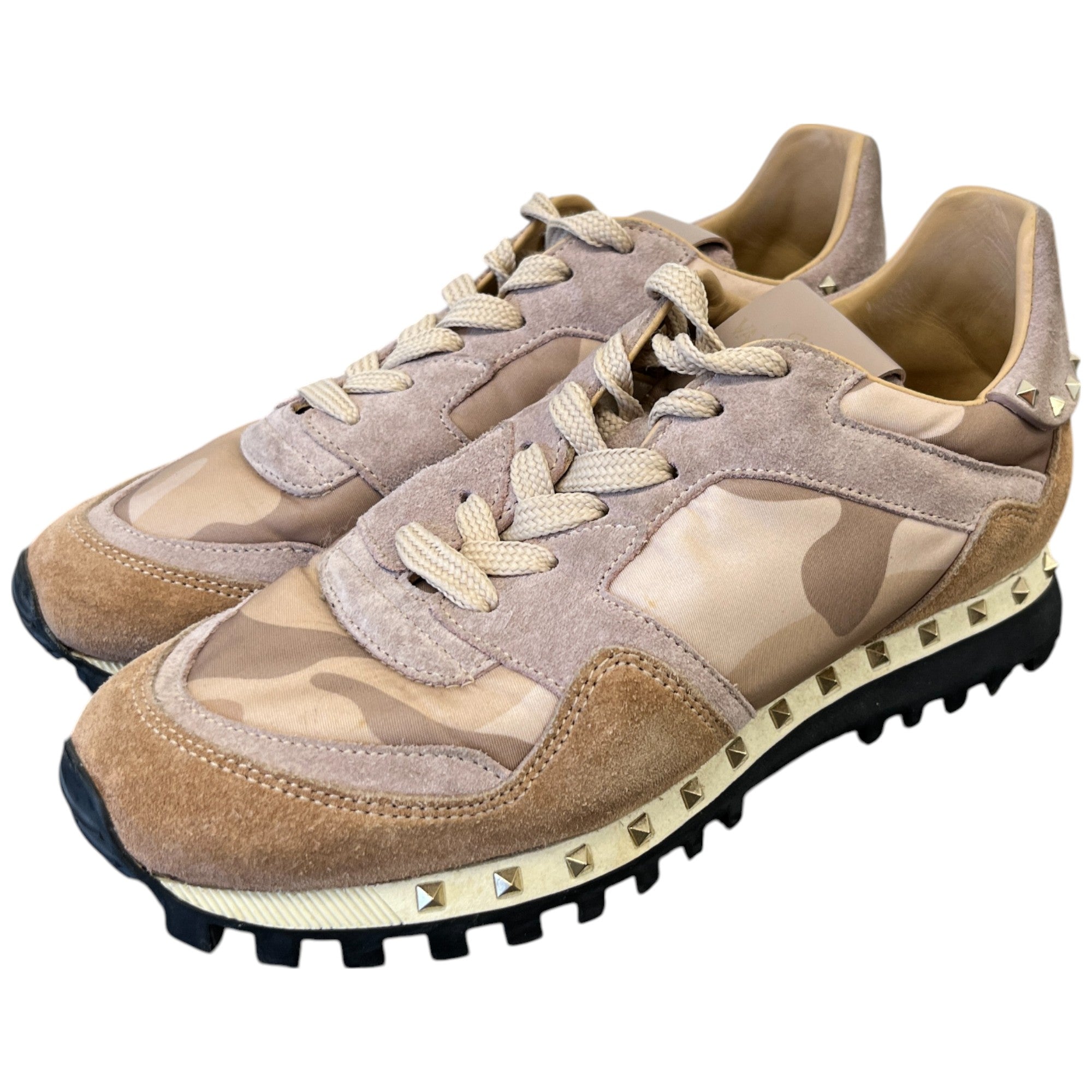 Women's Rockstud Low Trainers Pink Size EU 36 / UK 3