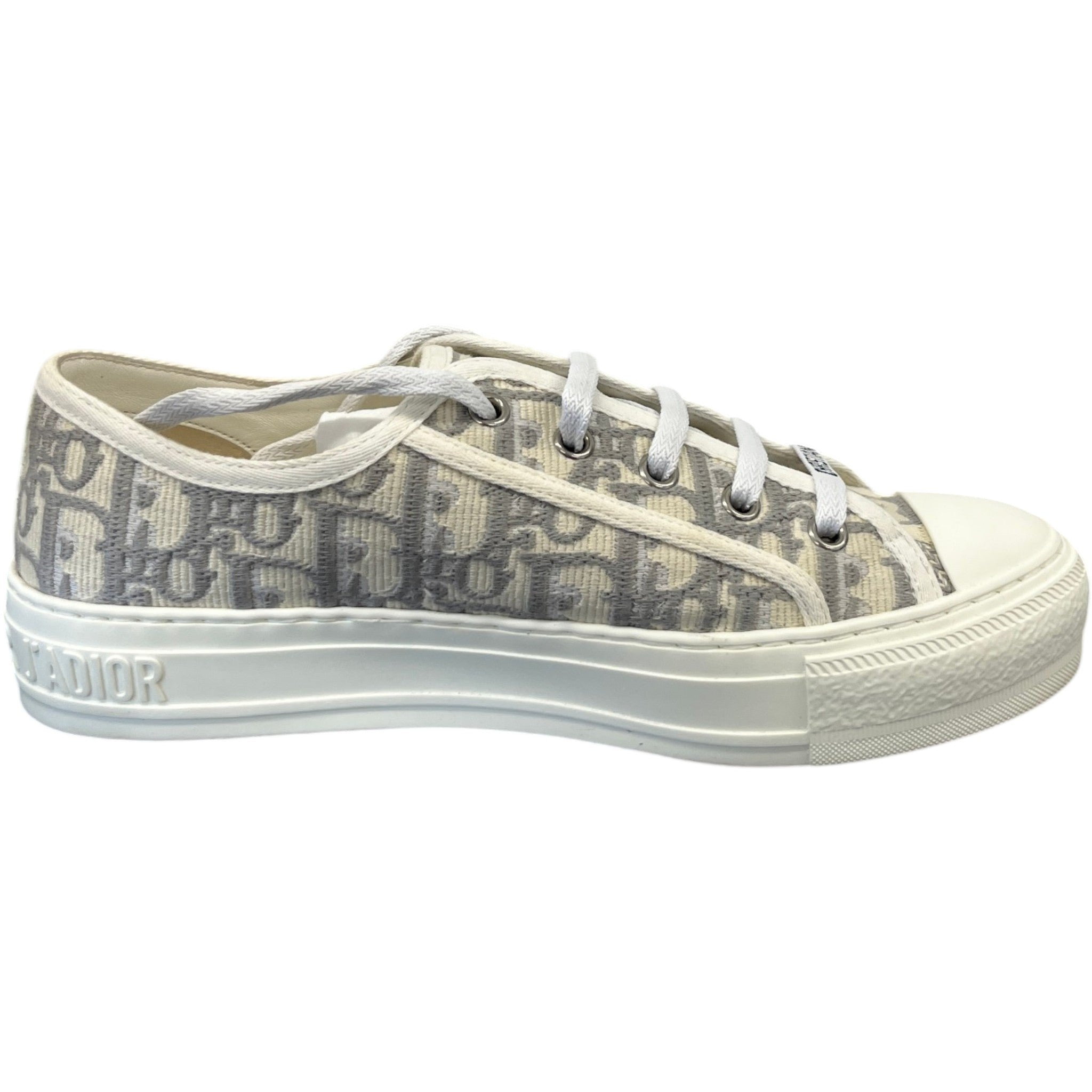 Women's Walk'N'Dior Low Trainers Grey Size EU 37 / UK 4
