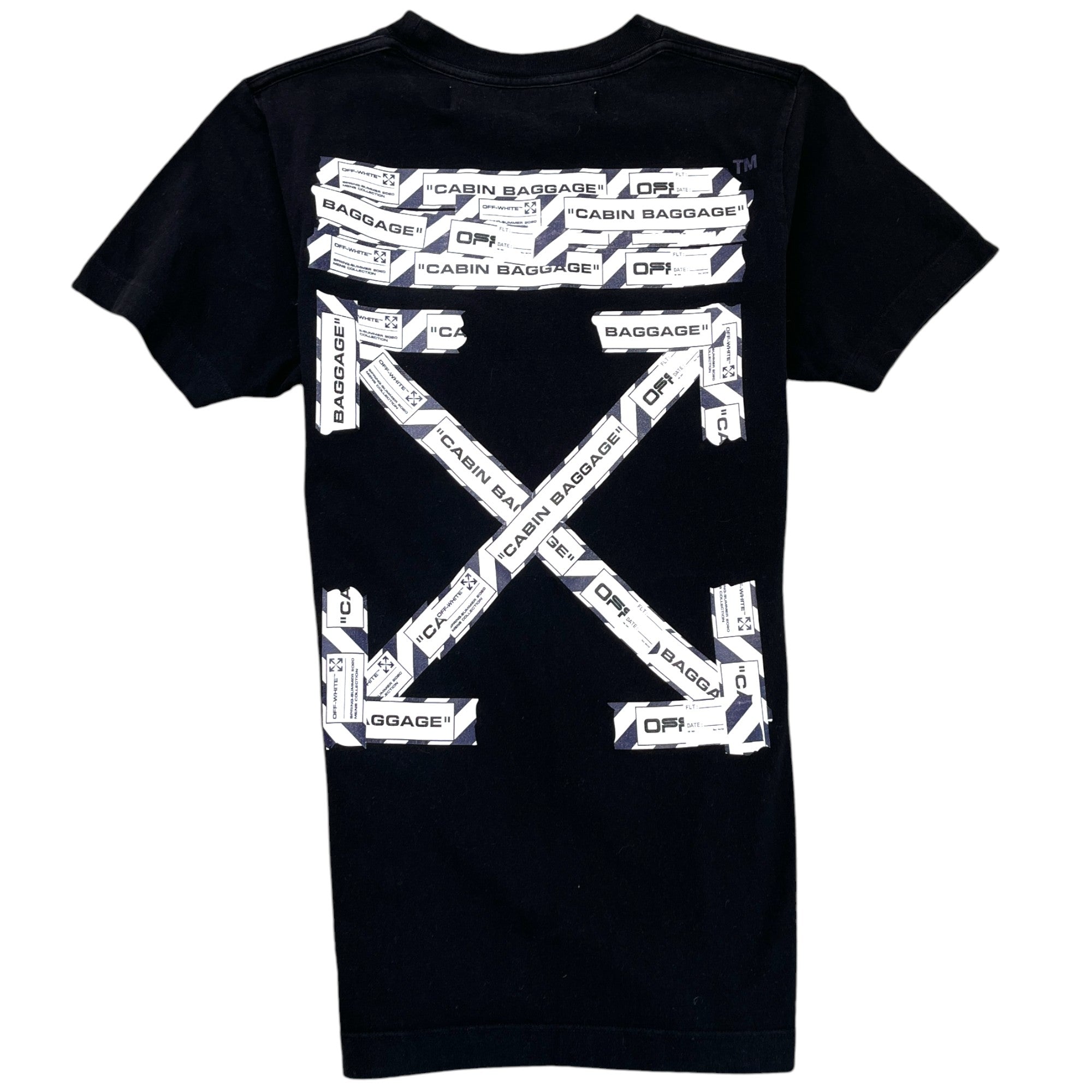 Men's Airport Arrow Logo T-Shirt Black Size XS