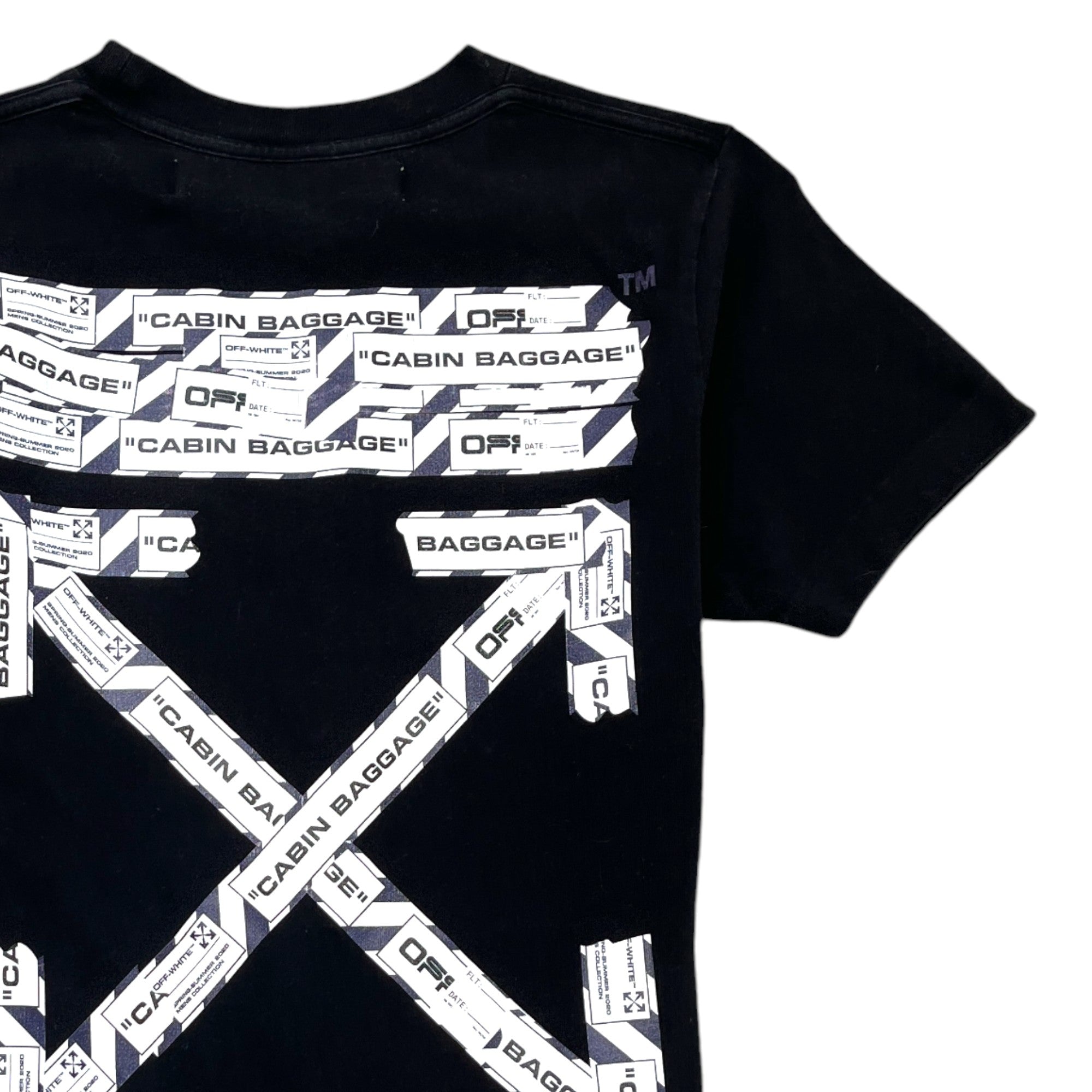 Men's Airport Arrow Logo T-Shirt Black Size XS