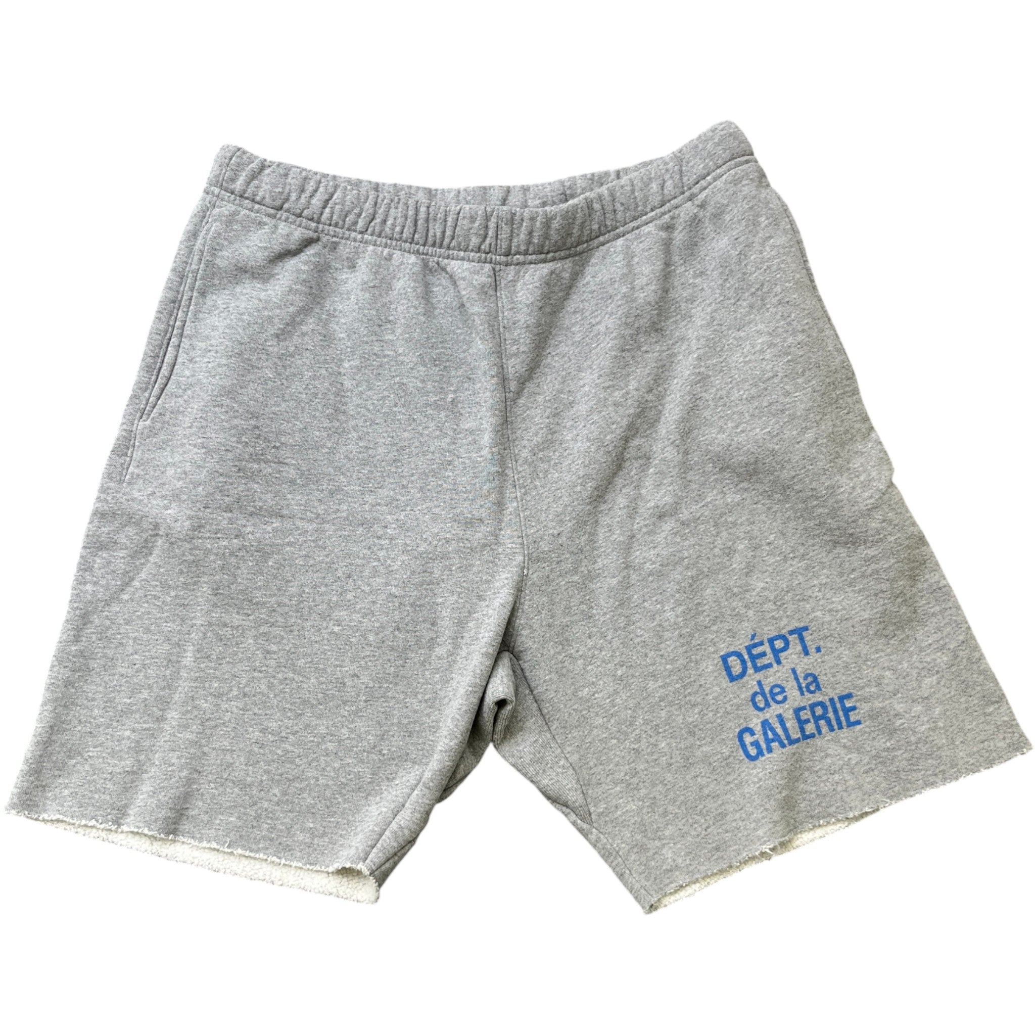 Men's Logo Print Shorts Grey Size L