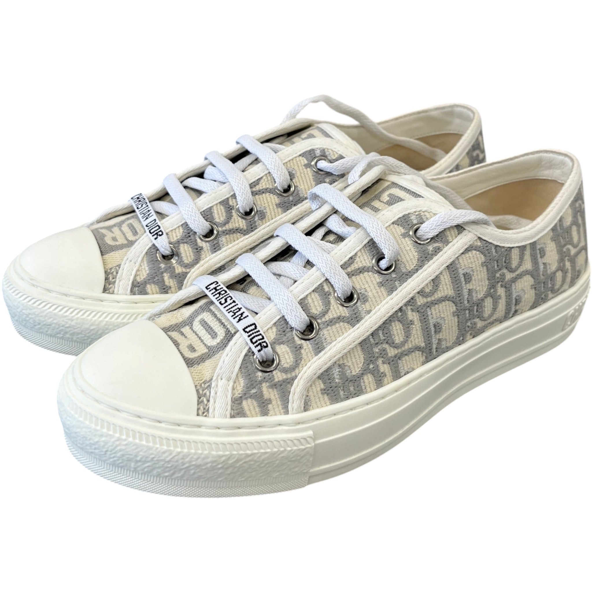 Women's Walk'N'Dior Low Trainers Grey Size EU 37 / UK 4