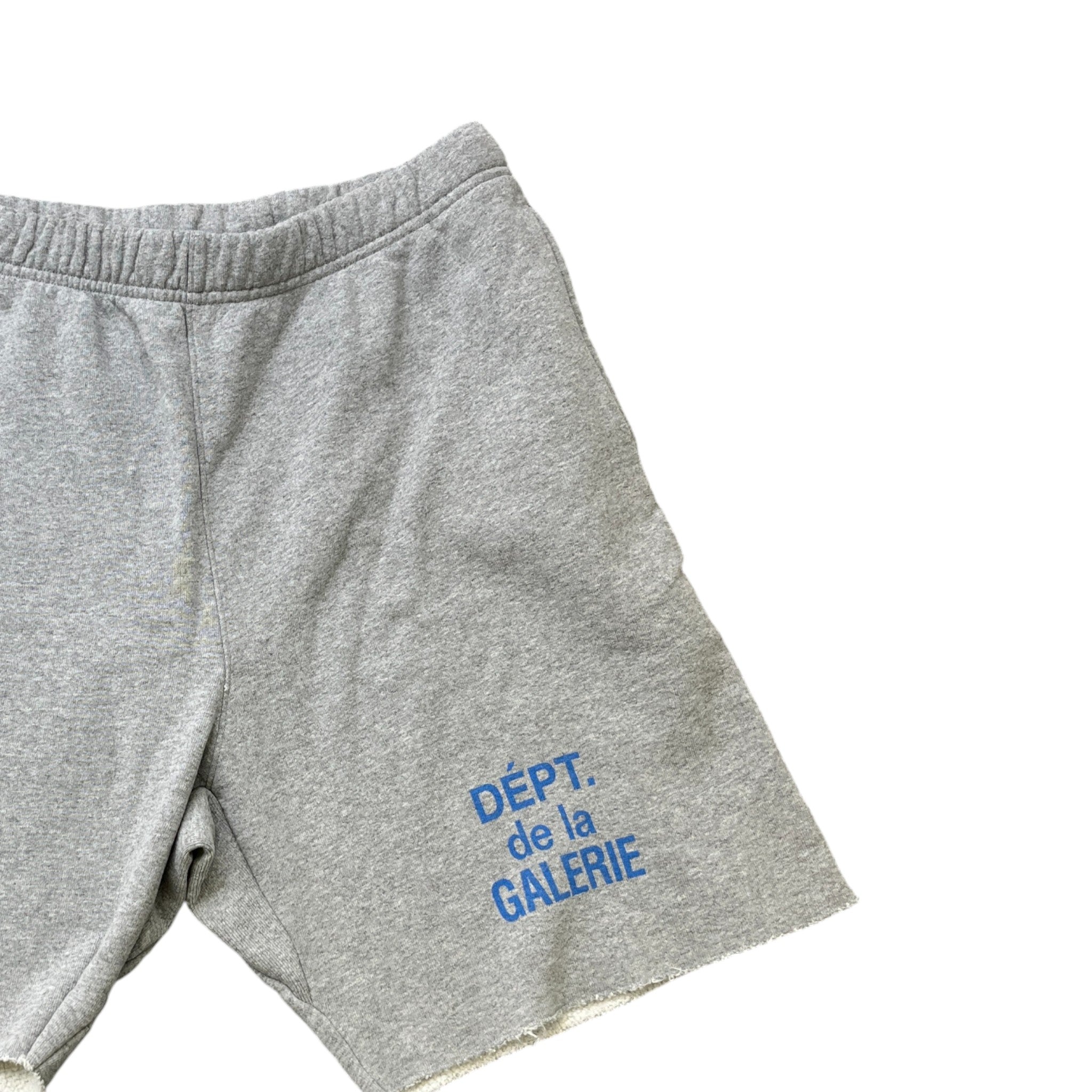 Men's Logo Print Shorts Grey Size L