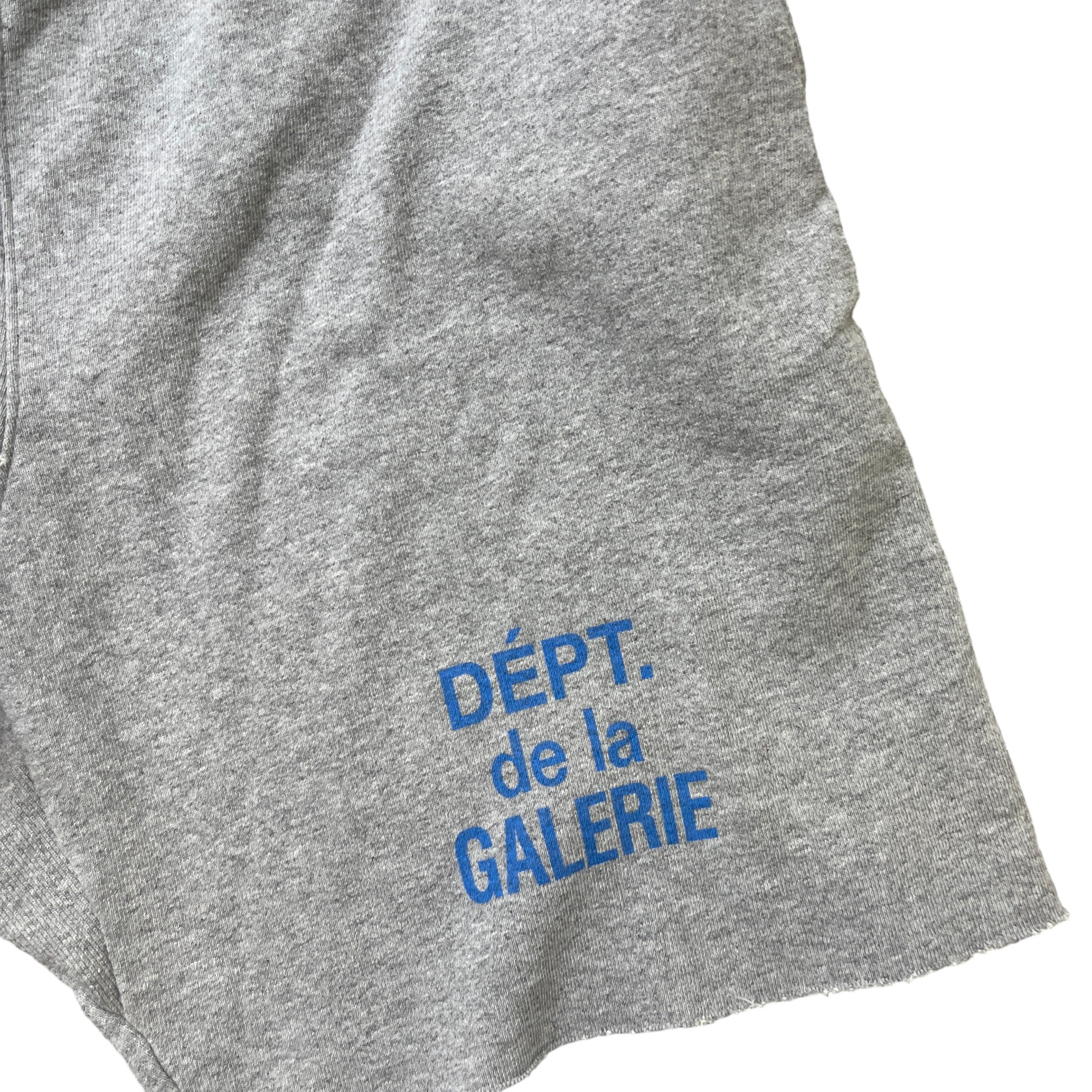 Men's Logo Print Shorts Grey Size L