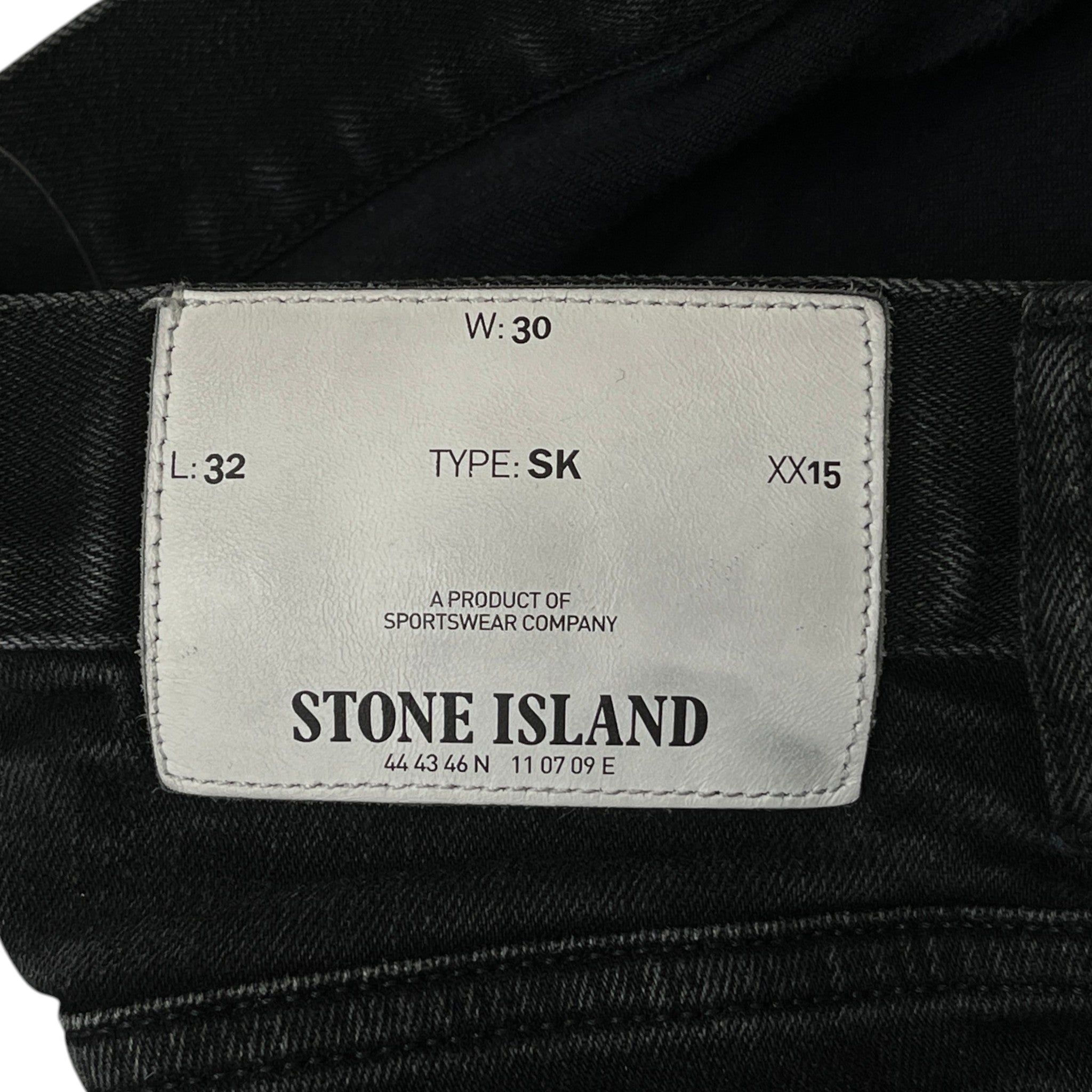 Men's Type Sk Jeans Black Size Waist 30"