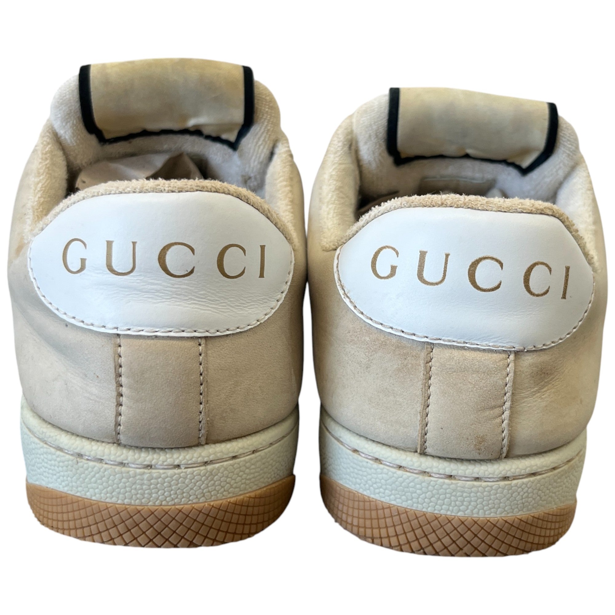 Women's Screener Distressed Low Trainers Beige Size EU 36.5 / UK 3.5