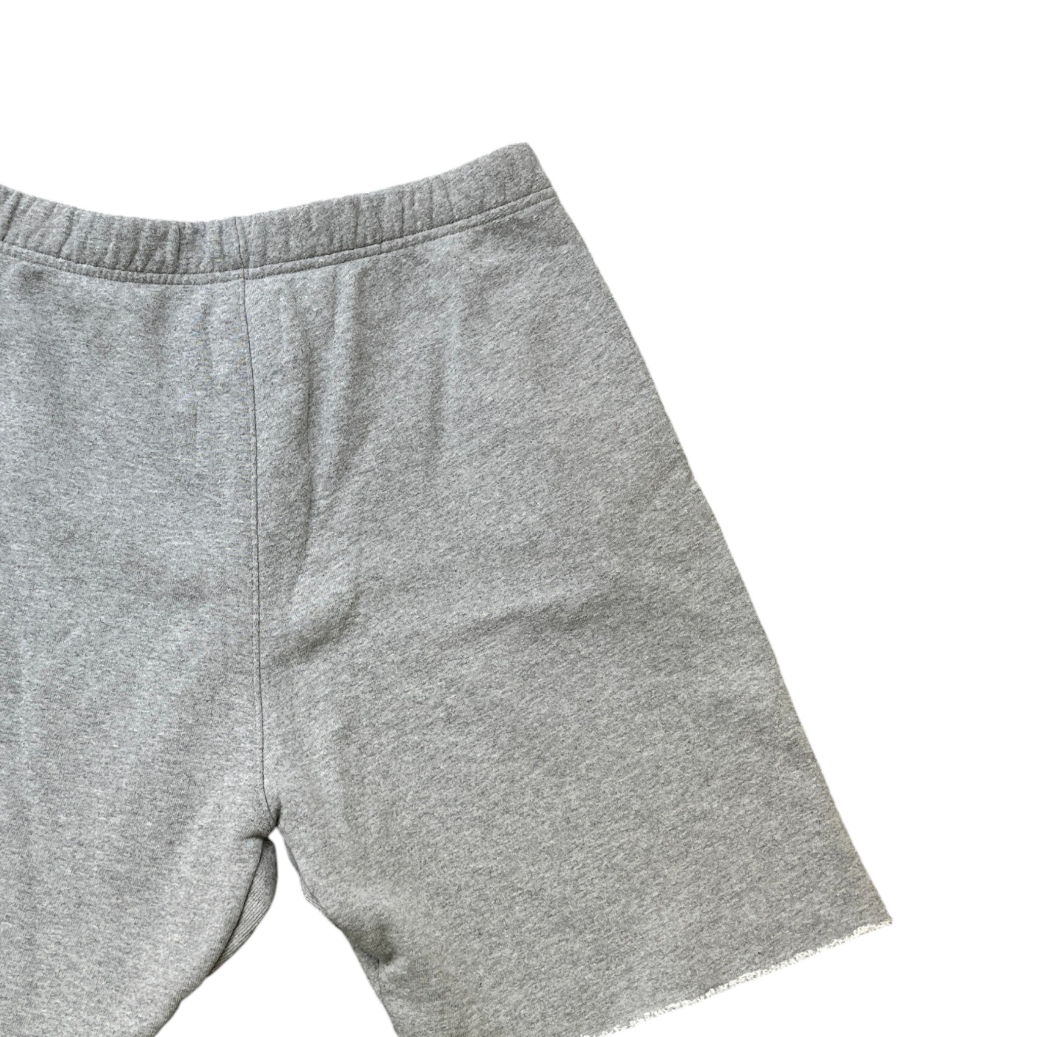 Men's Logo Print Shorts Grey Size L