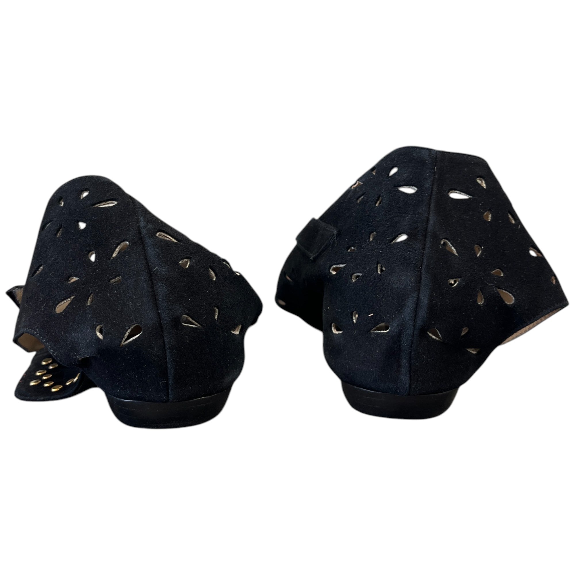 Women's Perforated Sandals Black Size EU 40 / UK 7