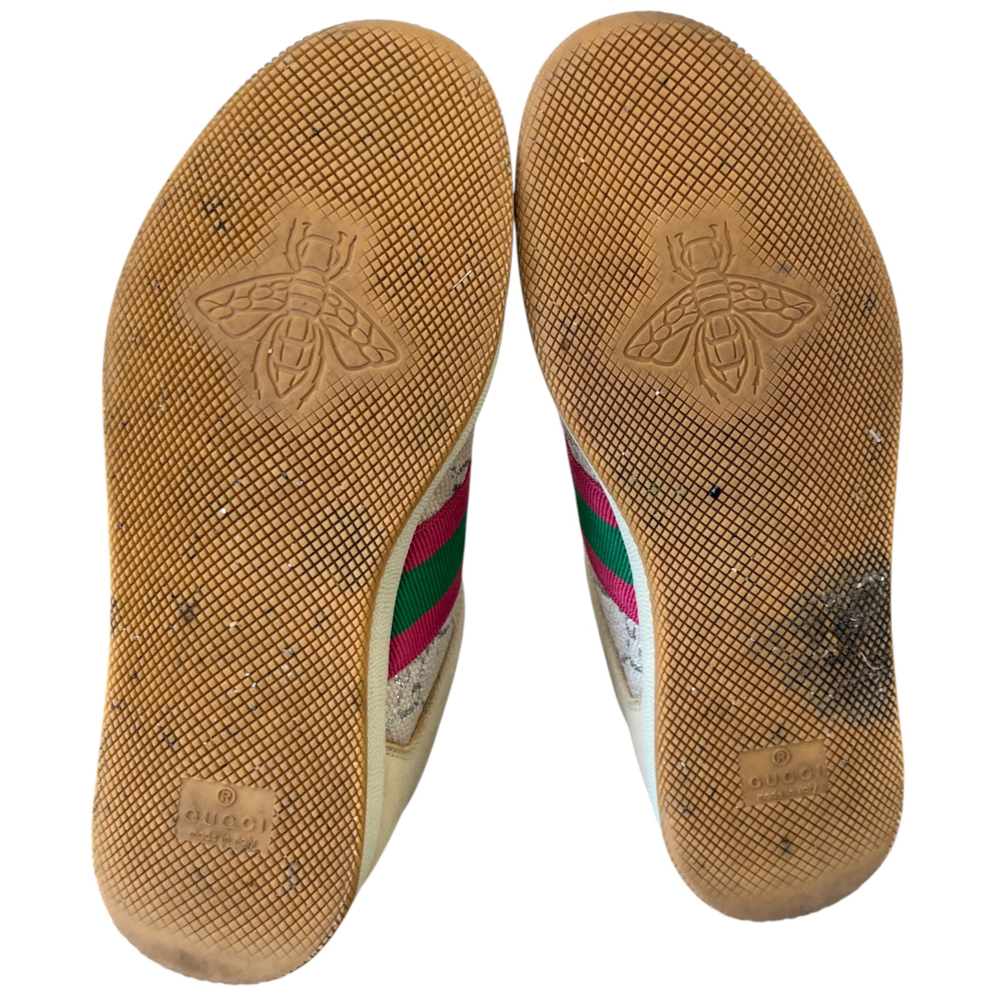 Women's Screener Distressed Low Trainers Beige Size EU 36.5 / UK 3.5