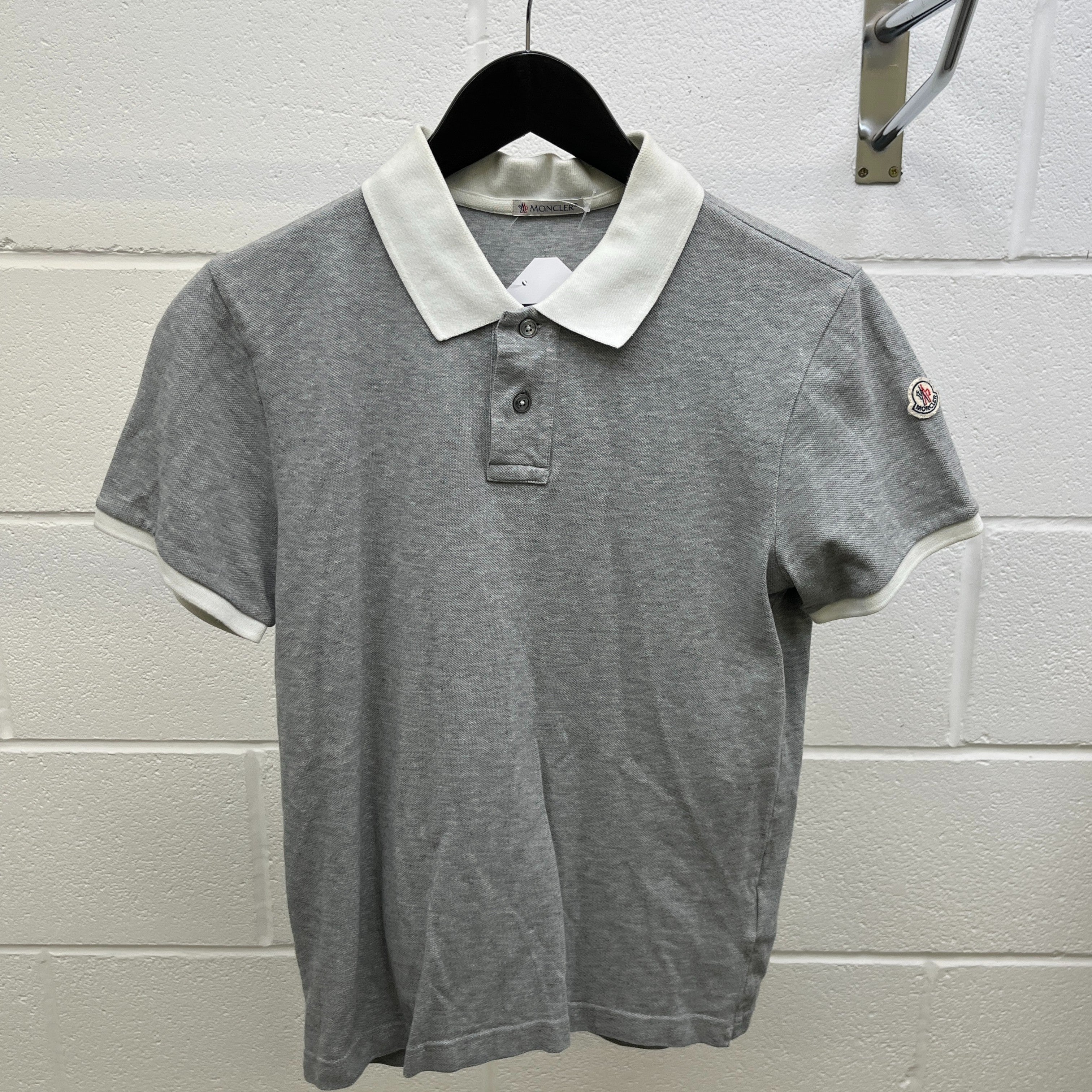 Men's Maglia Polo Shirt Grey Size S
