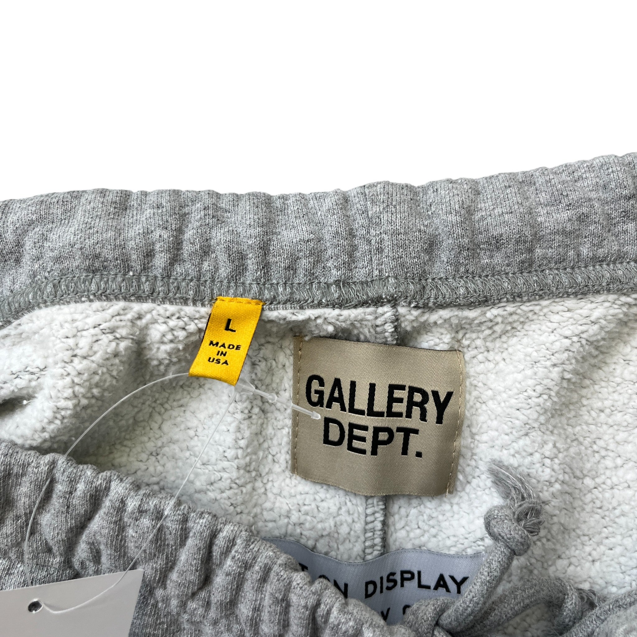 Men's Logo Print Shorts Grey Size L