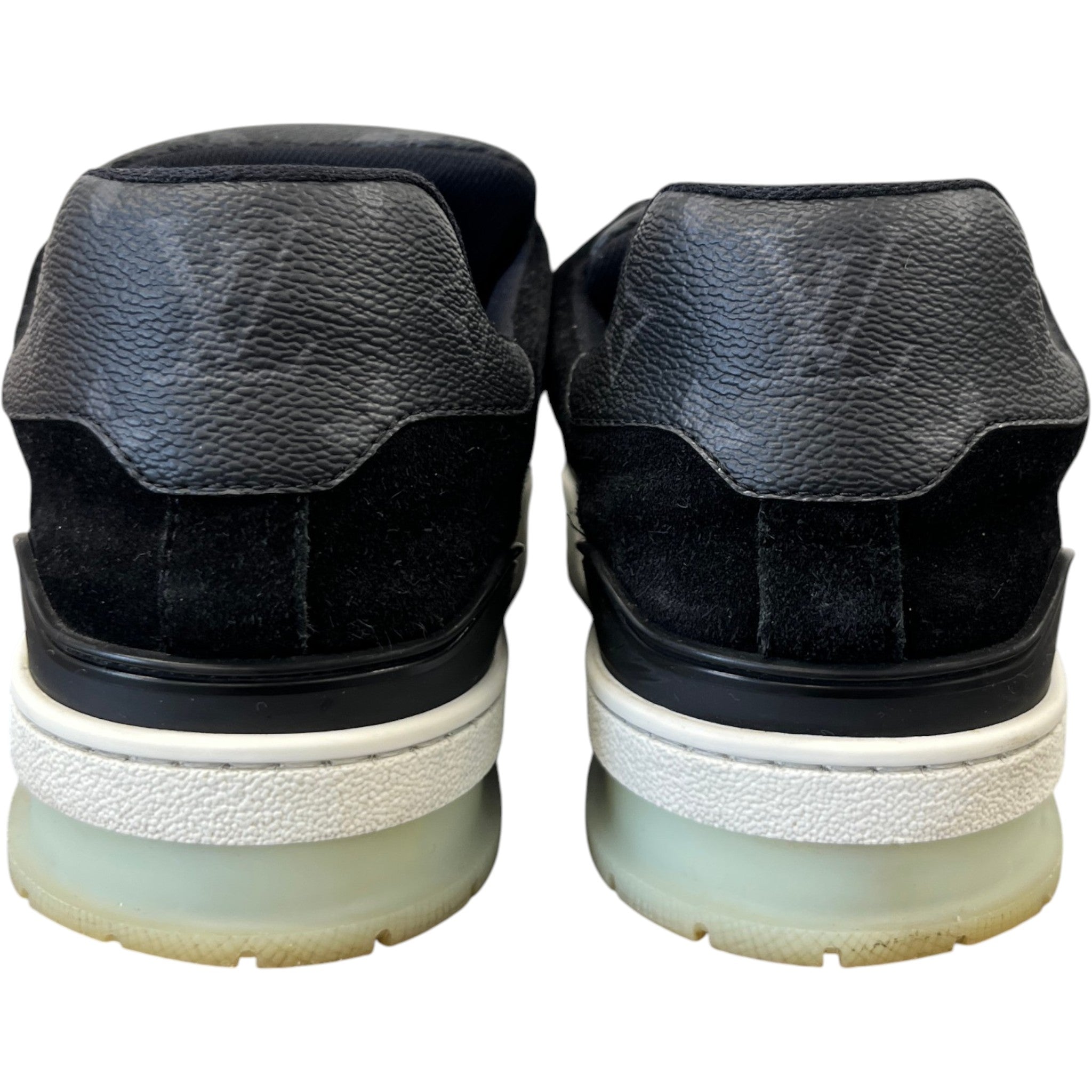Men's Monogram Eclipse Lv Low Trainers Charcoal Size EU 43 / UK 9
