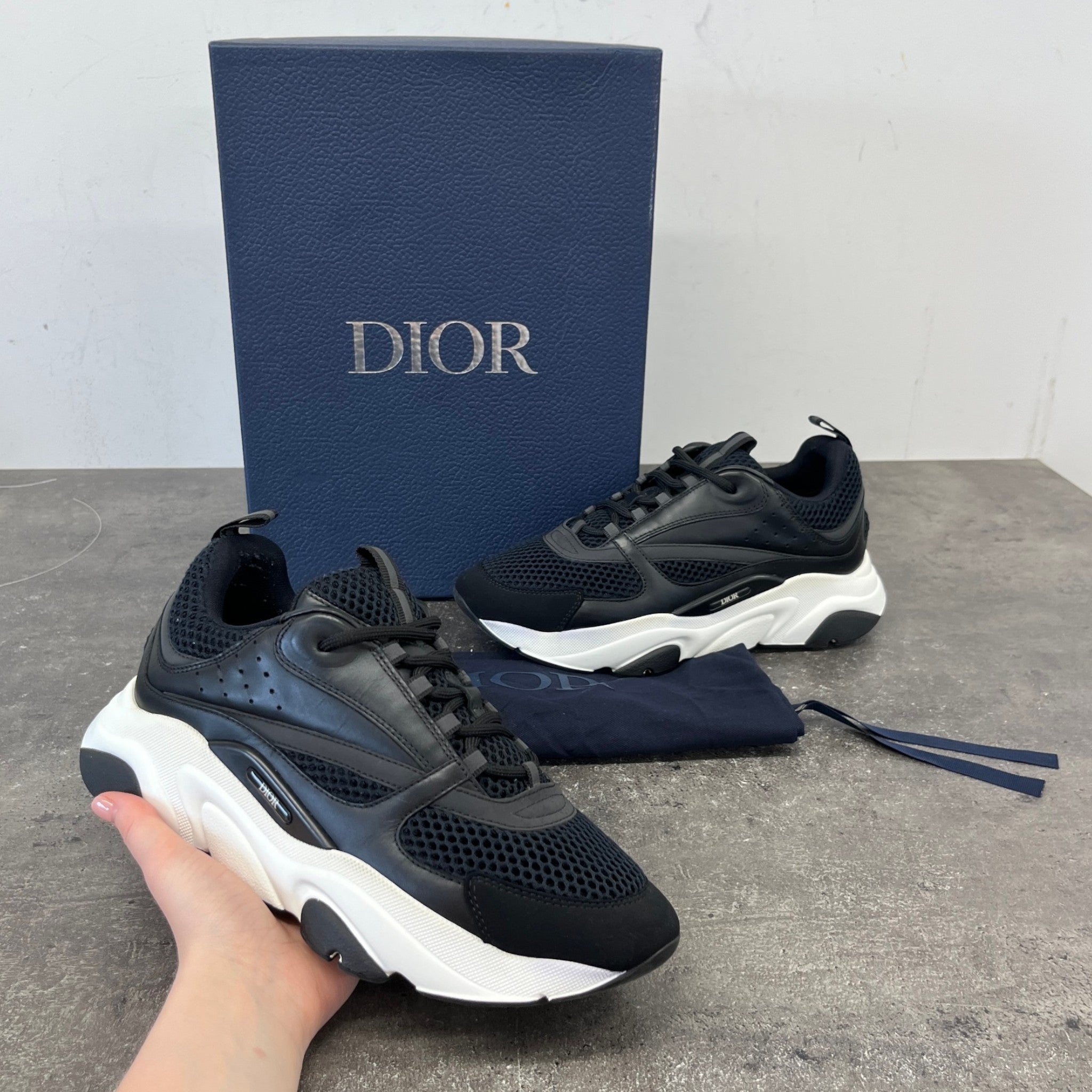 Men's B22 Low Trainers Black Size EU 40 / UK 6