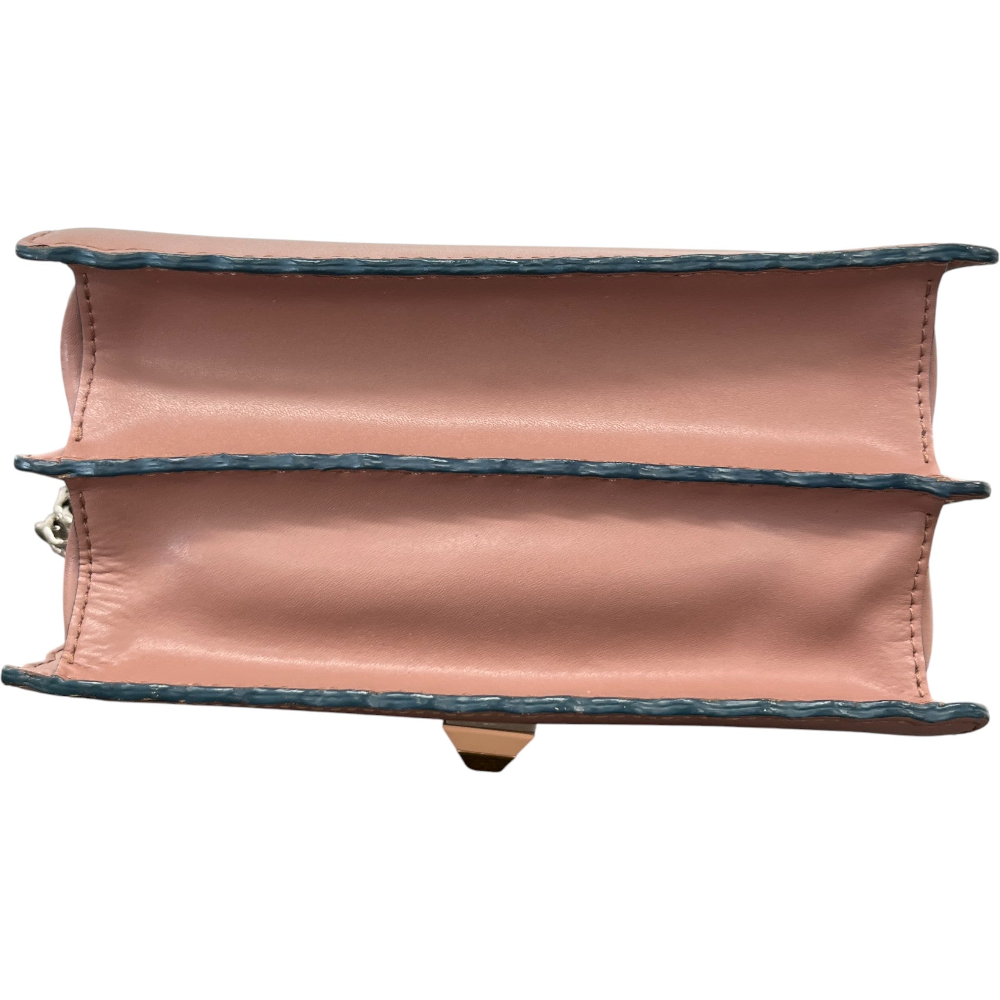 Women's Scalloped Studded Small Kan-I Bag Nude