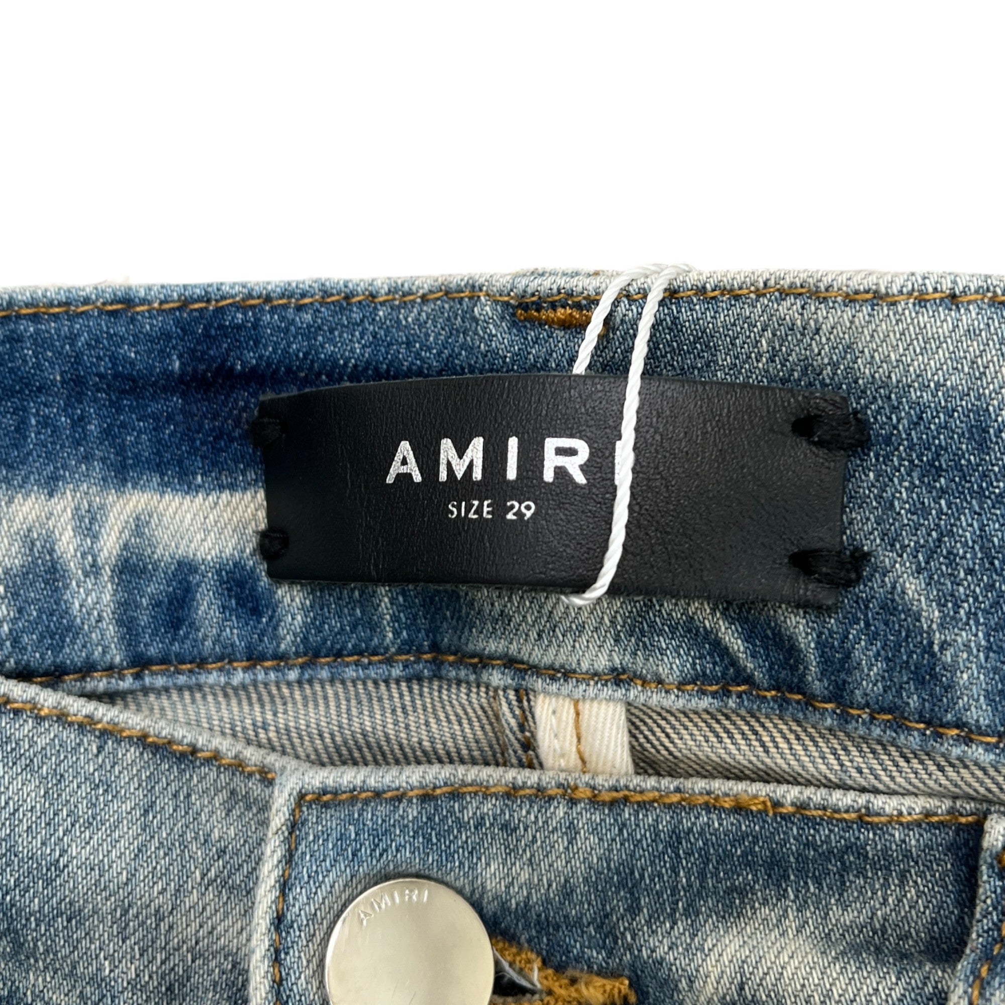 Men's Mx1 Distressed Jeans Blue Size Waist 29"