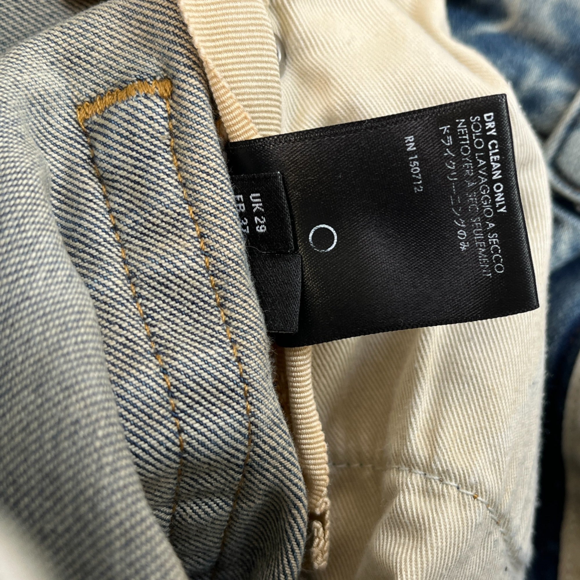 Men's Mx1 Distressed Jeans Blue Size Waist 29"