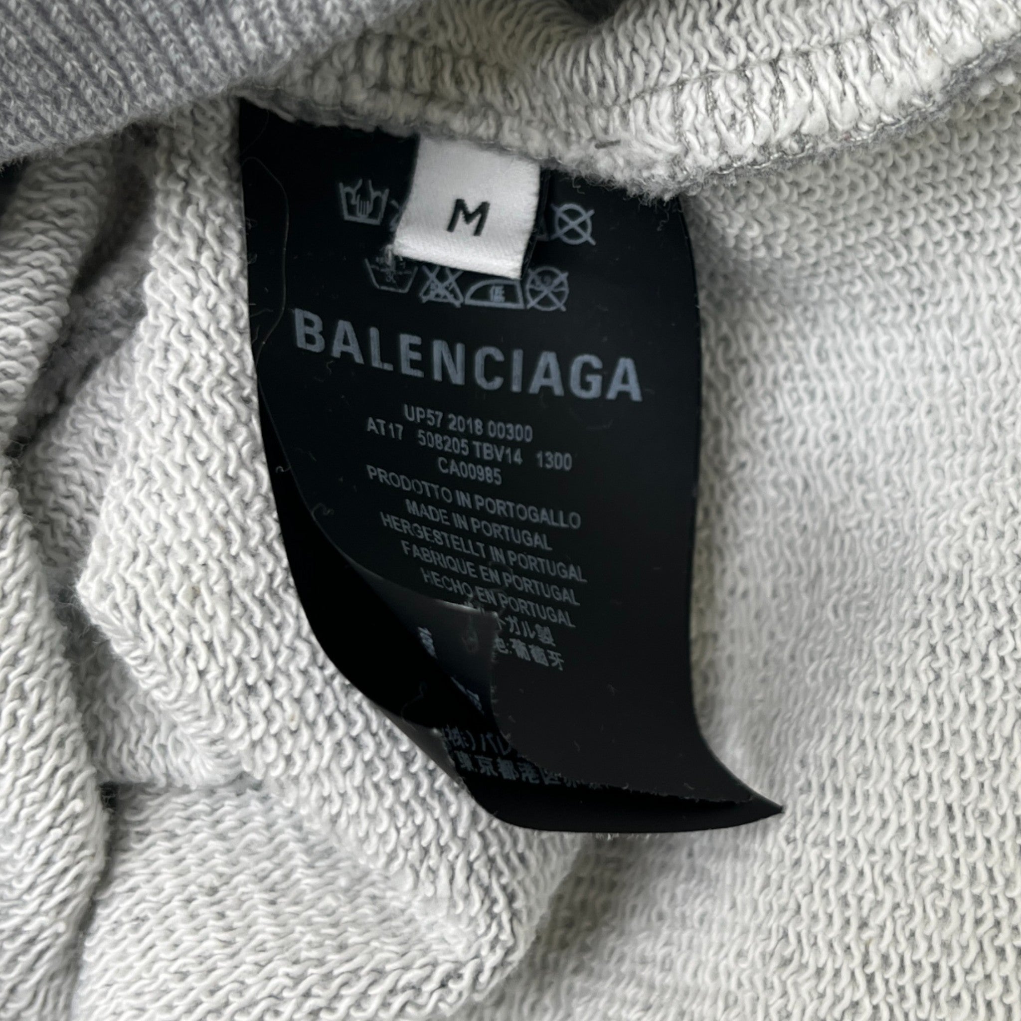 Men's Political Campaign Hoodie Grey Size M