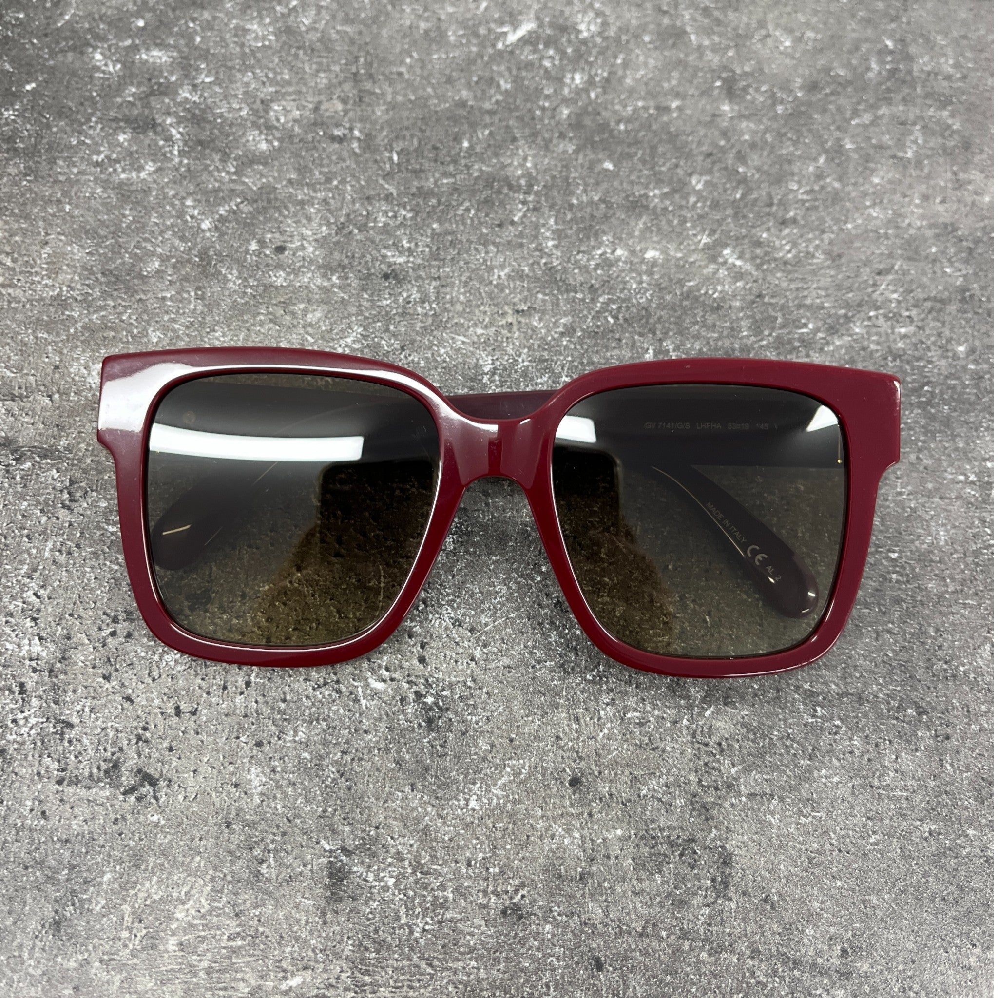 Women's Gv 7141/G/S Sunglasses Burgundy