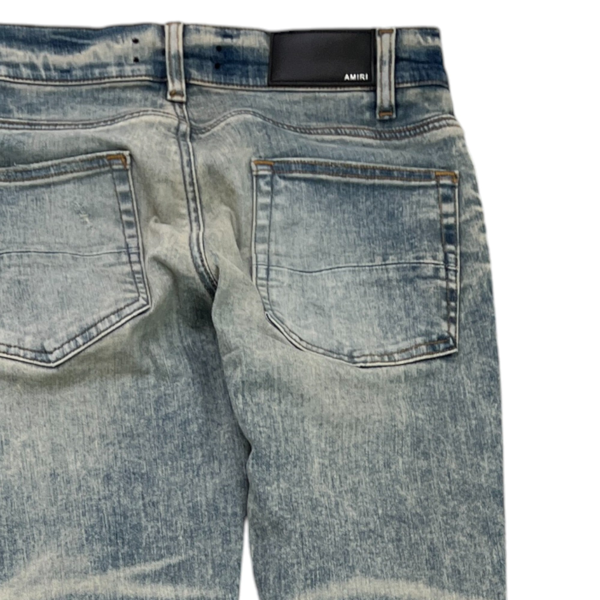 Men's Mx1 Distressed Jeans Blue Size Waist 29"