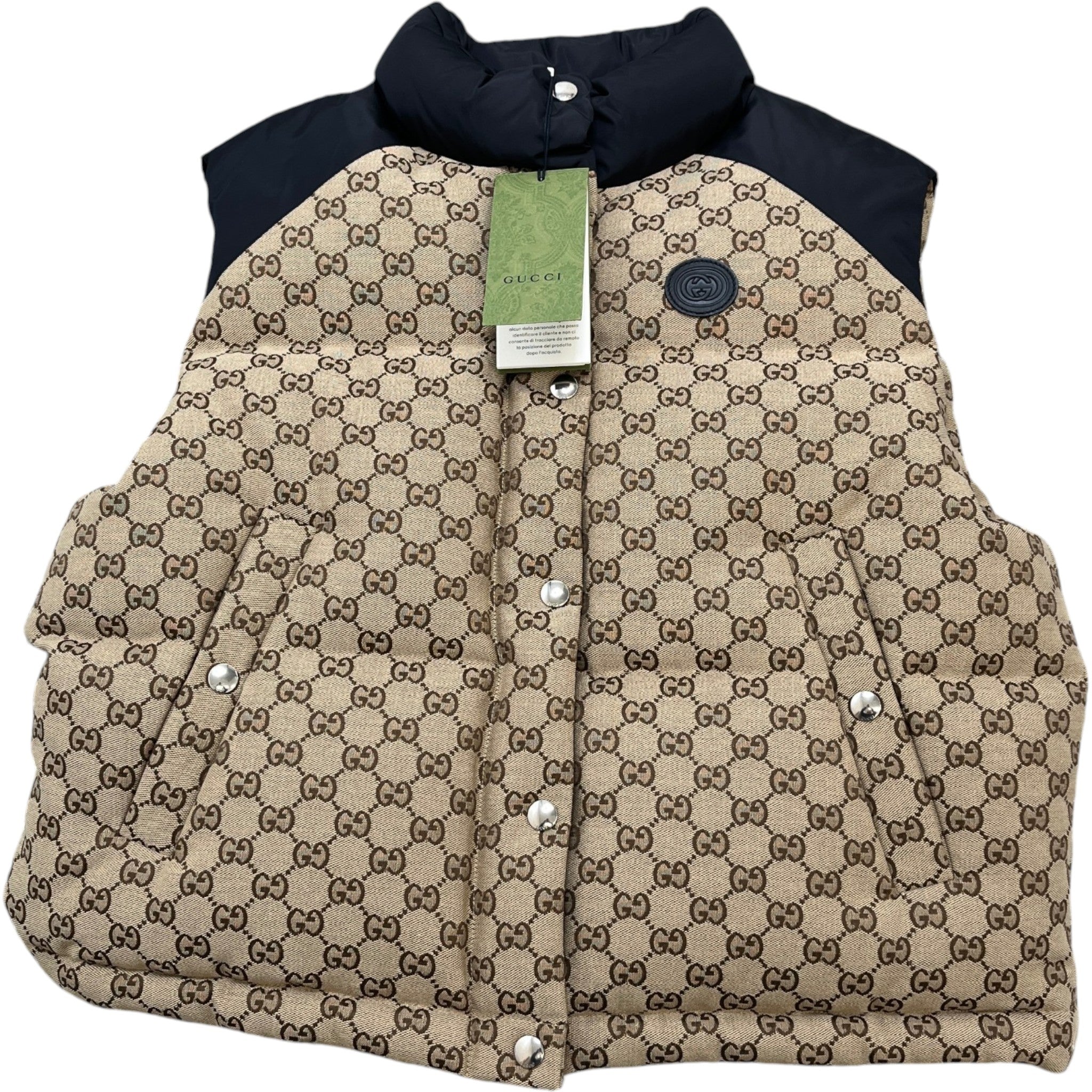 Women's Gg Supreme Gilet Beige Size IT 38 / UK 6