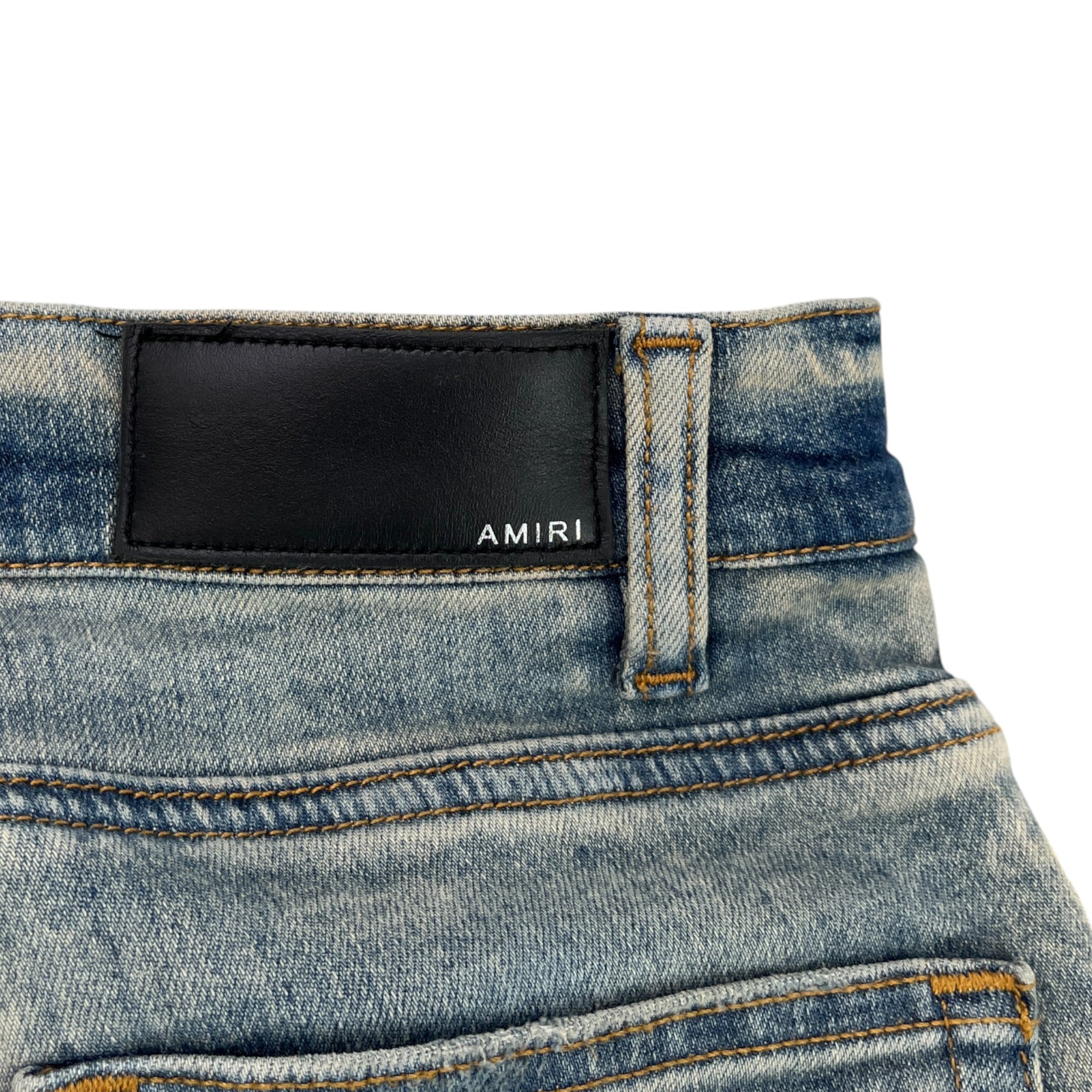 Men's Mx1 Distressed Jeans Blue Size Waist 29"