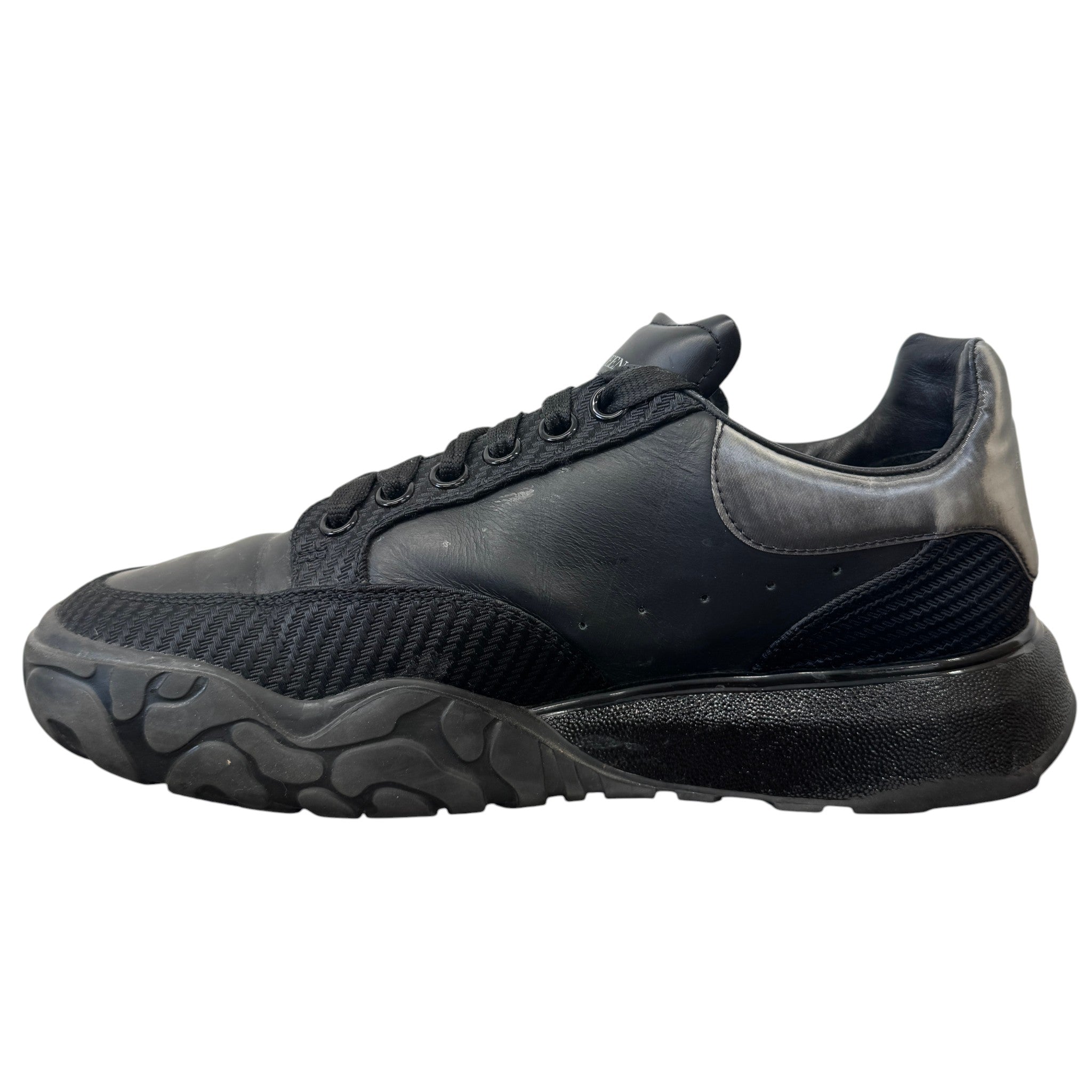 Men's Oversized Runner Low Trainers Black Size EU 42 / UK 8