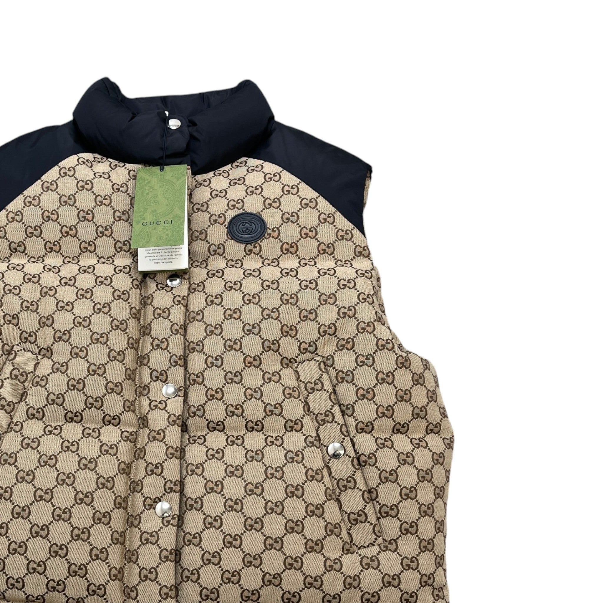 Women's Gg Supreme Gilet Beige Size IT 38 / UK 6