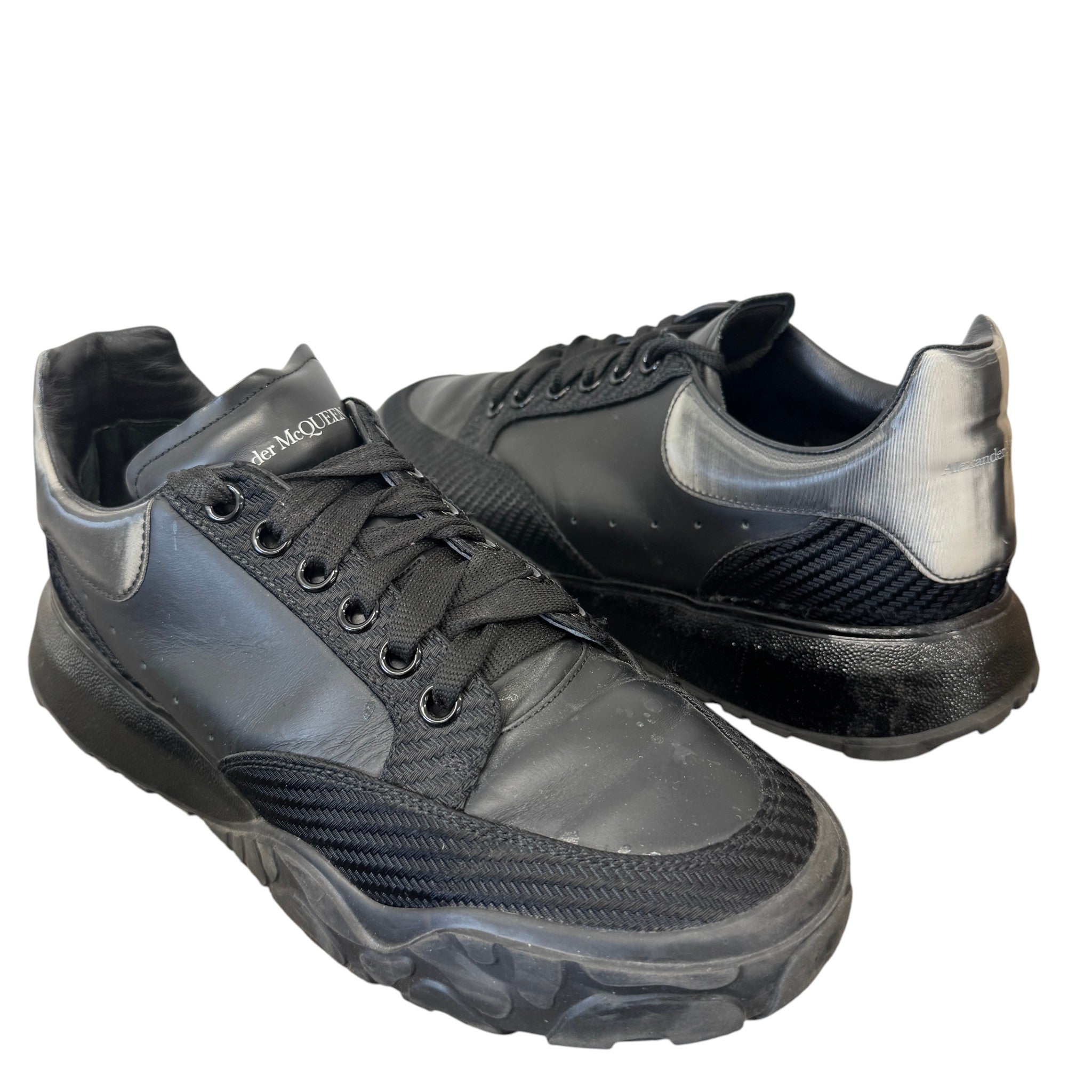 Men's Oversized Runner Low Trainers Black Size EU 42 / UK 8