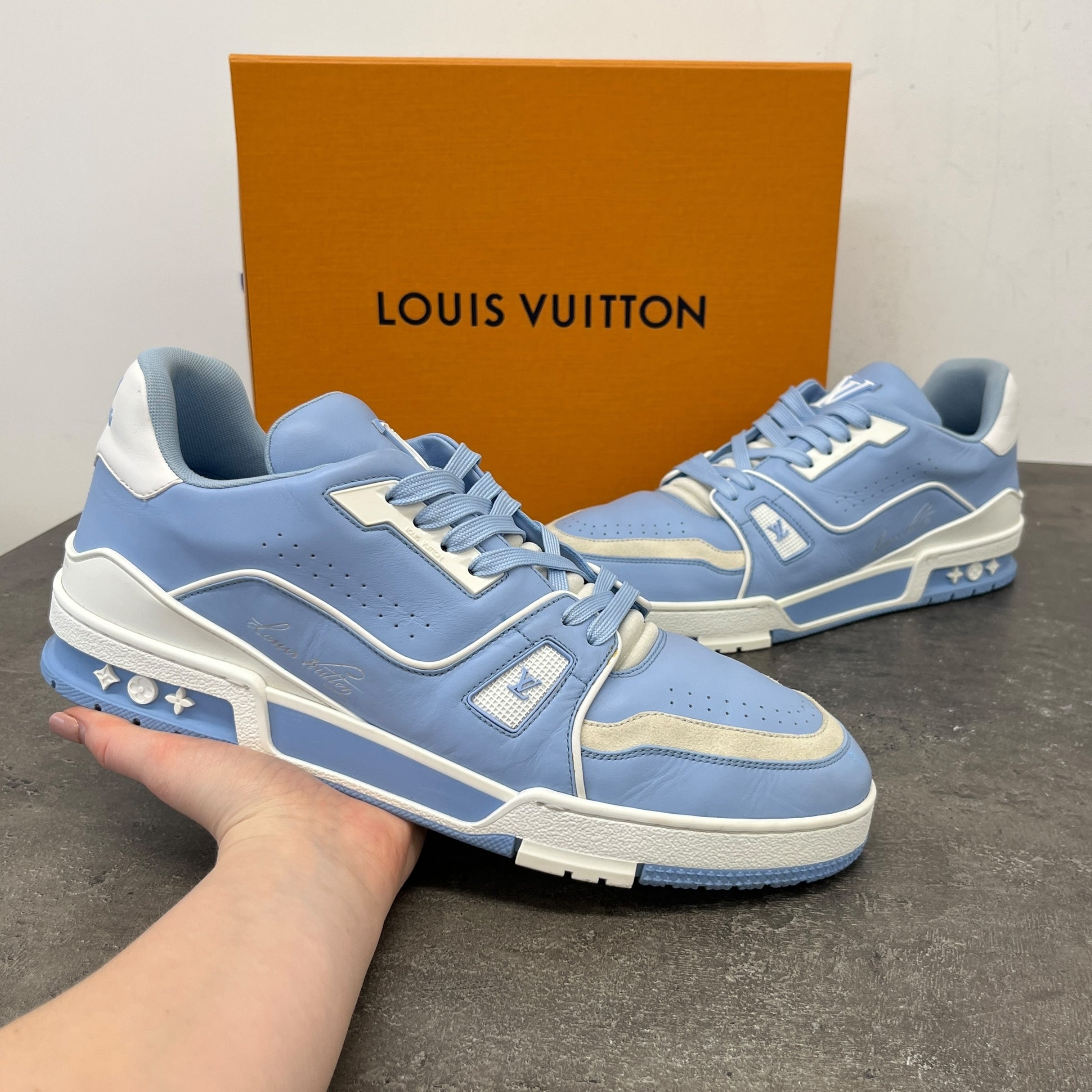 Men's Lv 54 Low Trainers Blue Size EU 44 / UK 10