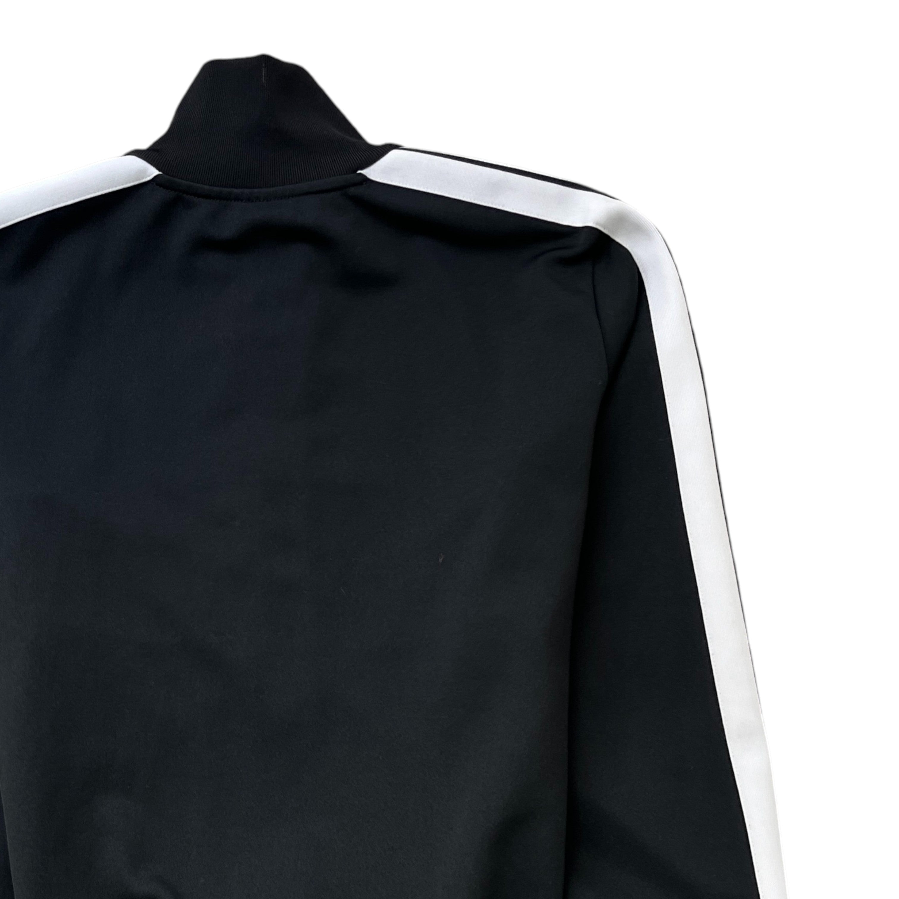 Men's Logo Print Track Jacket Black Size M