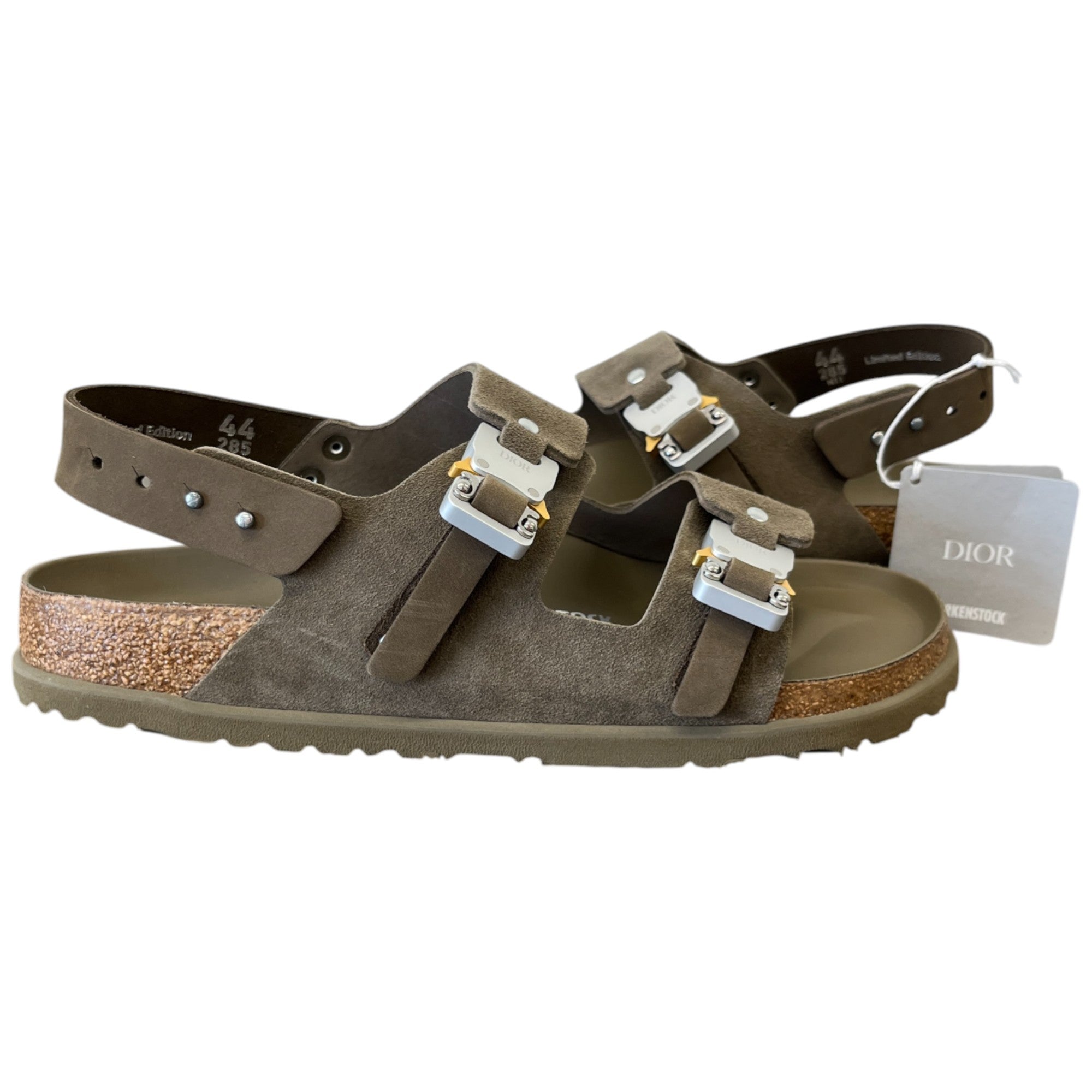 Men's X Birkenstocks Sandals Khaki Size EU 44 / UK 10