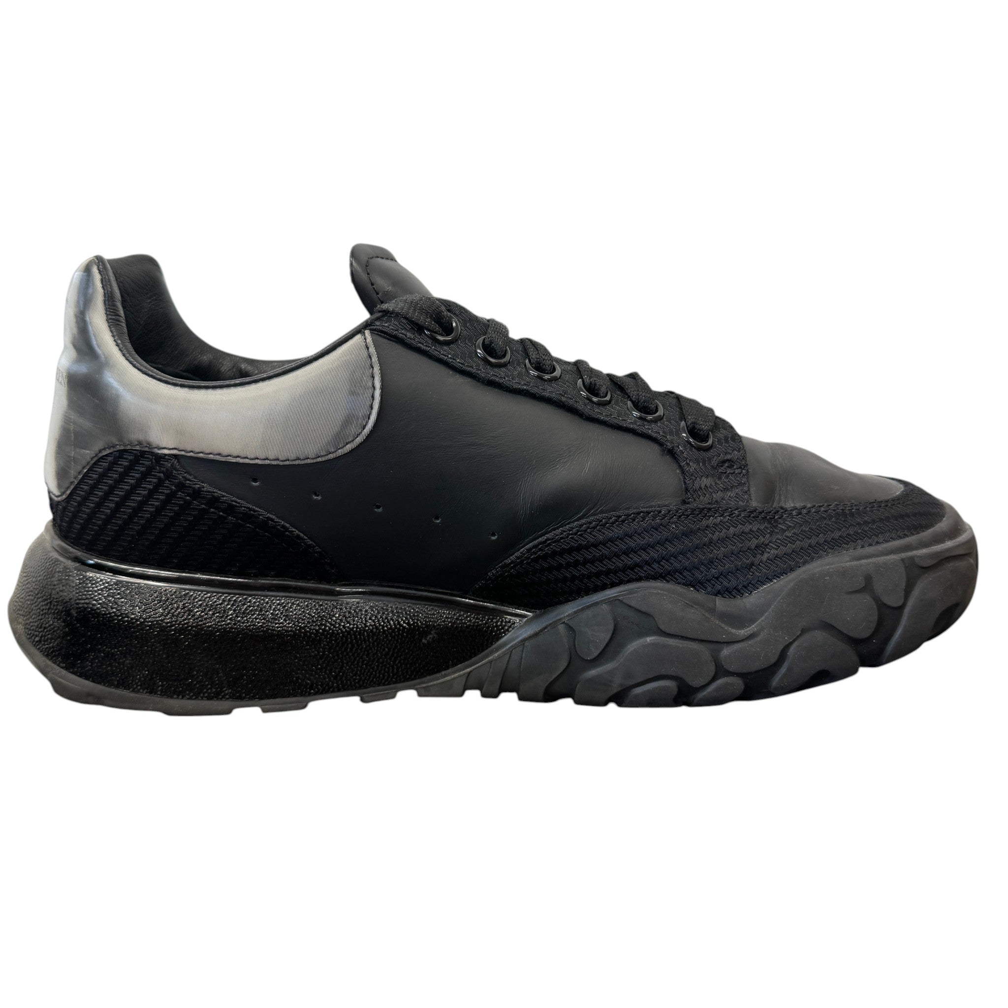 Men's Oversized Runner Low Trainers Black Size EU 42 / UK 8