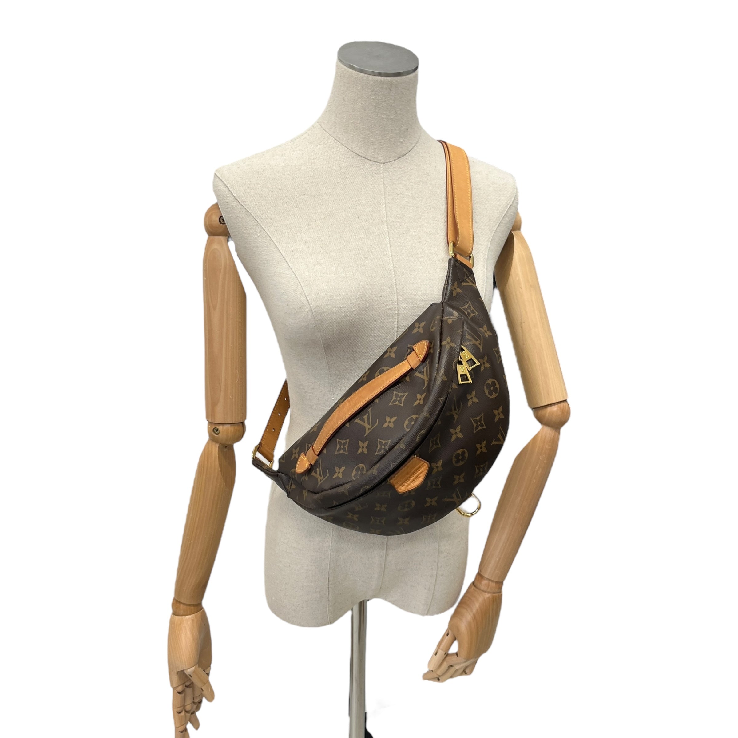 Women's Monogram Canvas Belt Bag Brown