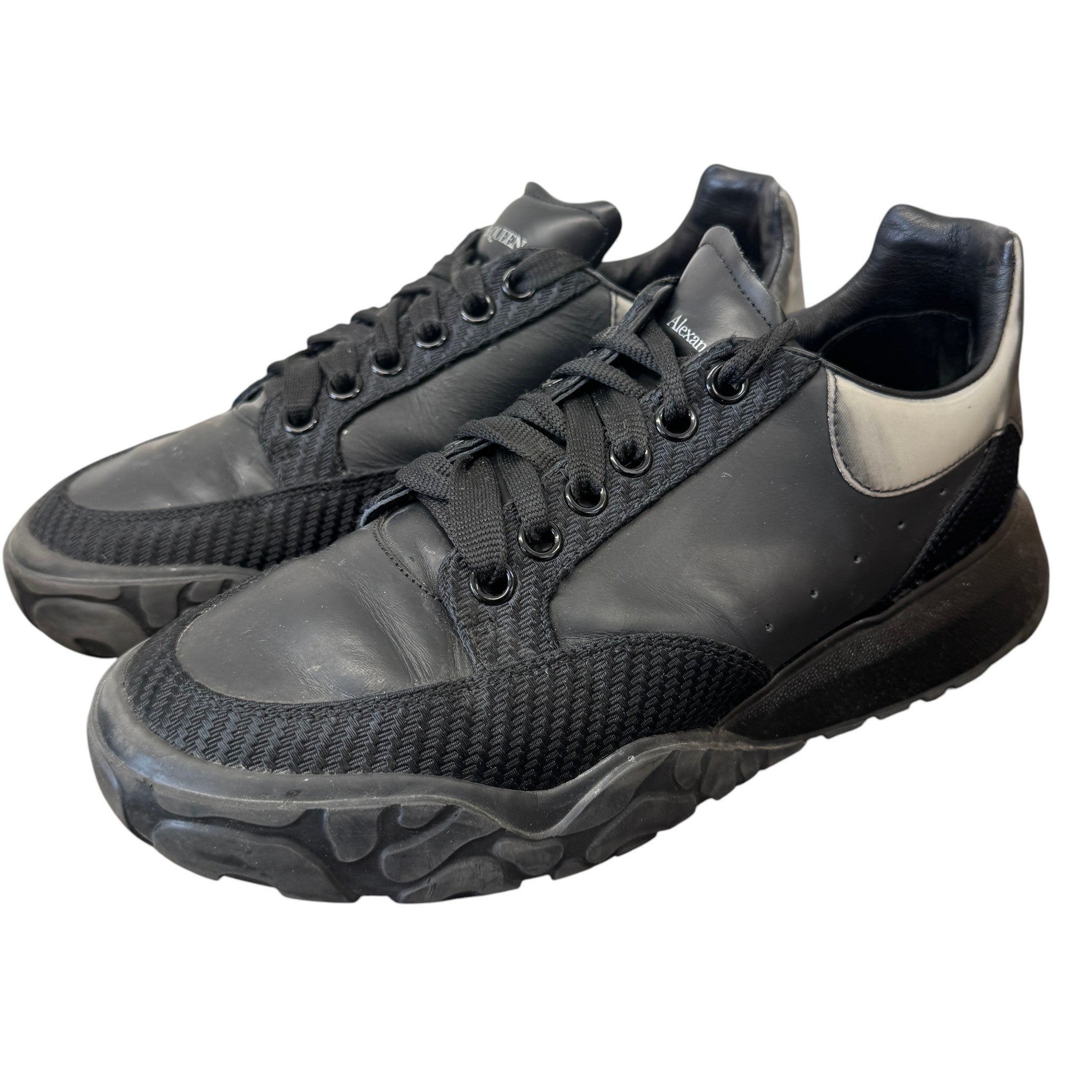 Men's Oversized Runner Low Trainers Black Size EU 42 / UK 8