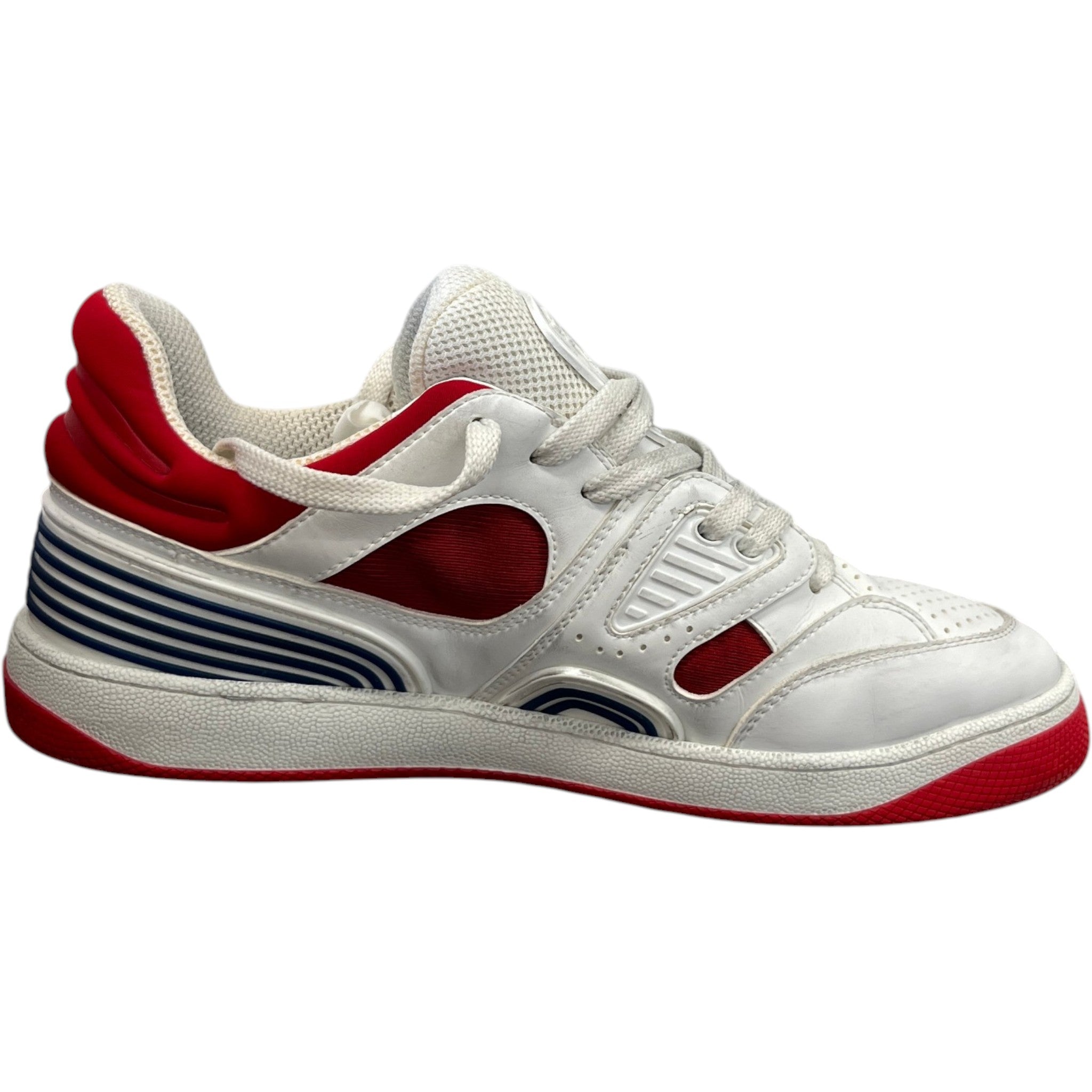 Men's Basket Distressed Low Trainers White Size EU 41 / UK 7