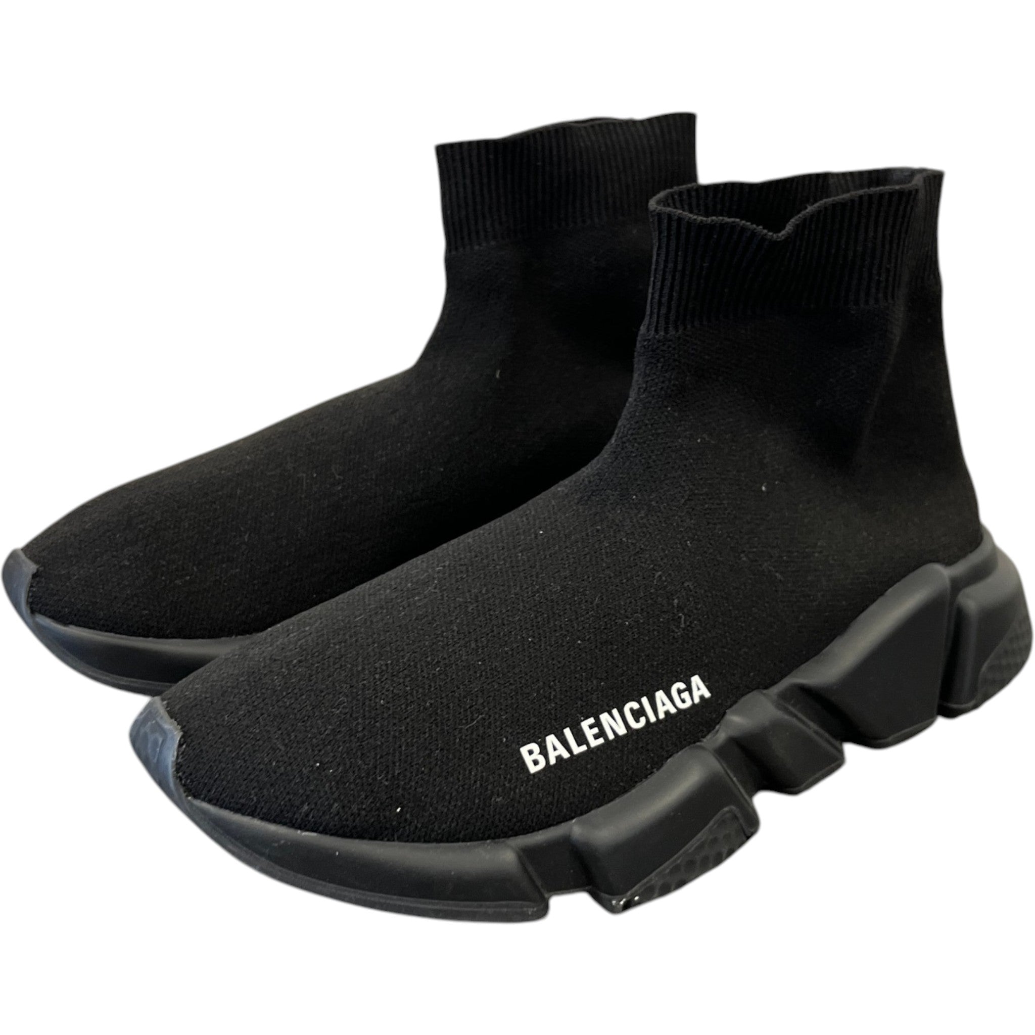 Women's Speed Sock High Trainers Black Size EU 37 / UK 4