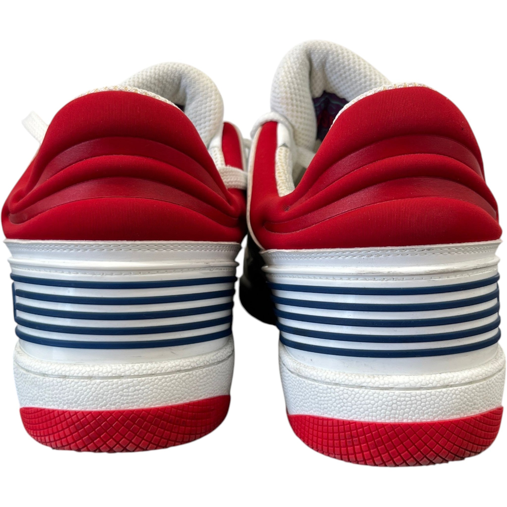 Men's Basket Distressed Low Trainers White Size EU 41 / UK 7