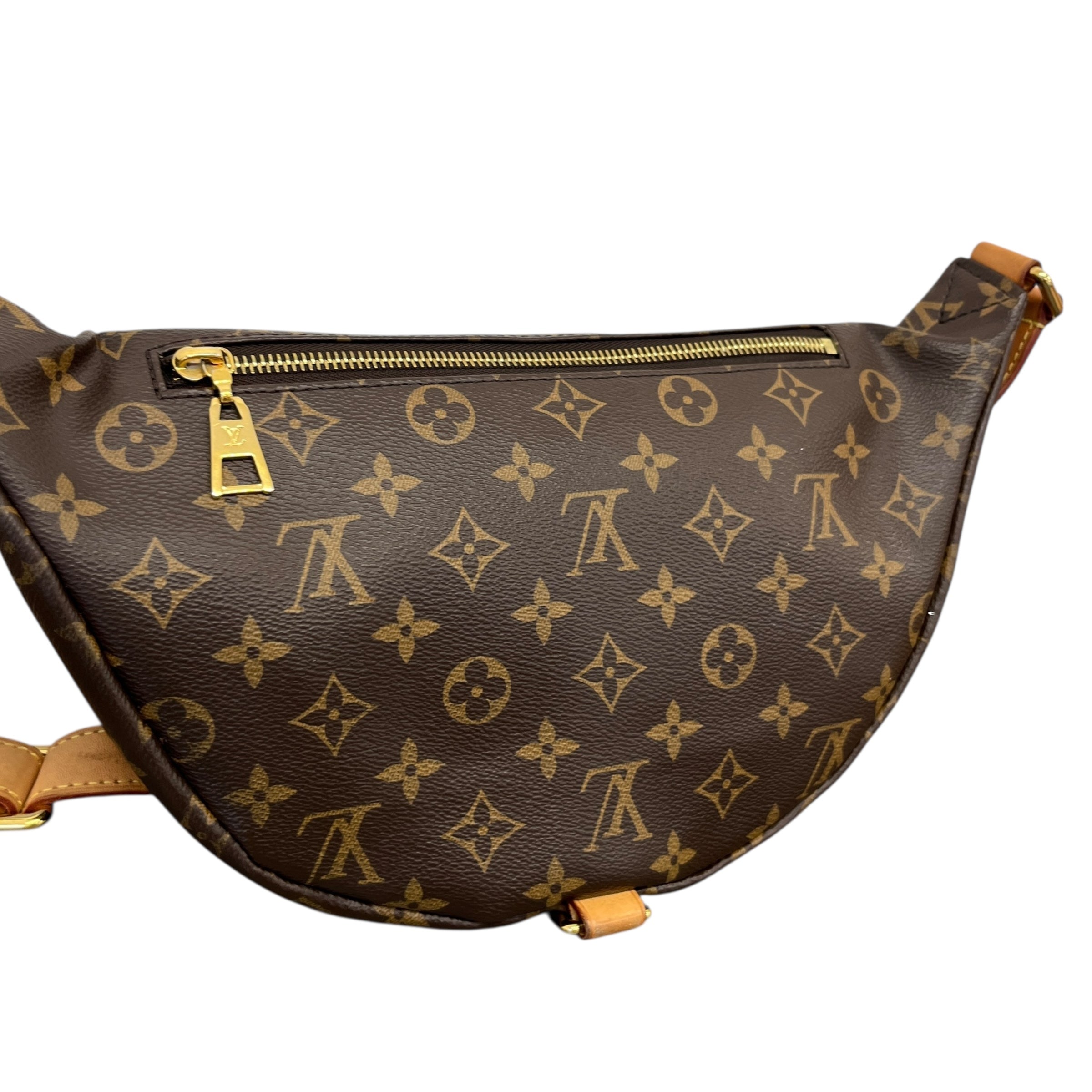 Women's Monogram Canvas Belt Bag Brown