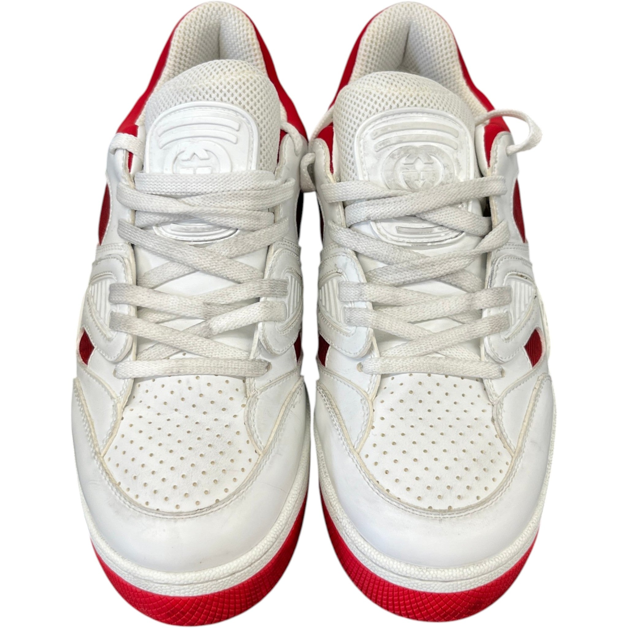 Men's Basket Distressed Low Trainers White Size EU 41 / UK 7