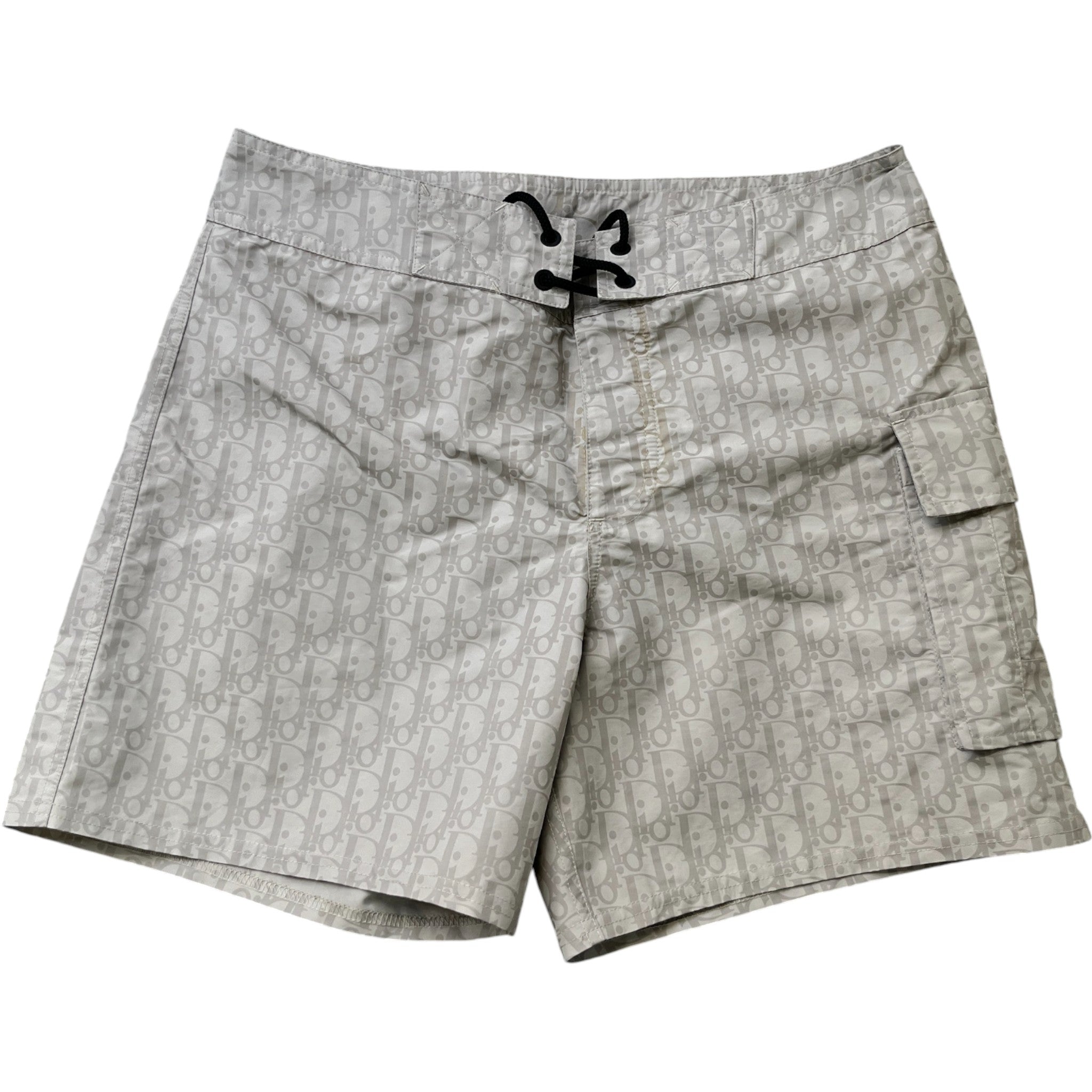 Men's Oblique Swim Shorts Grey Size S