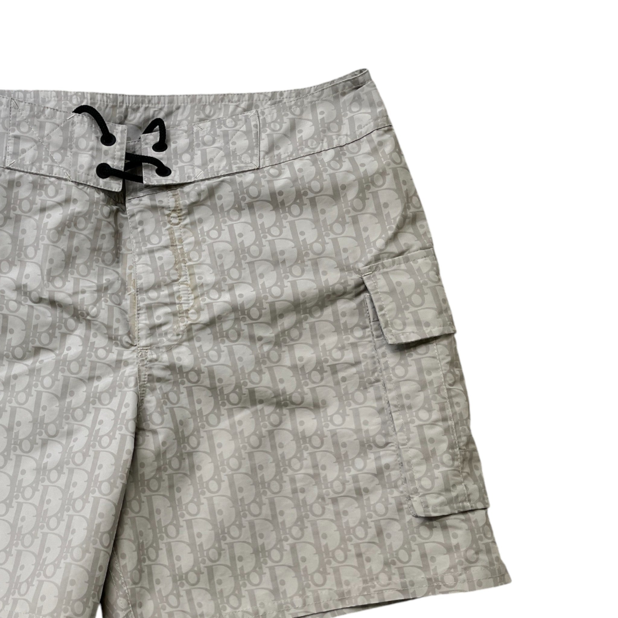 Men's Oblique Swim Shorts Grey Size S