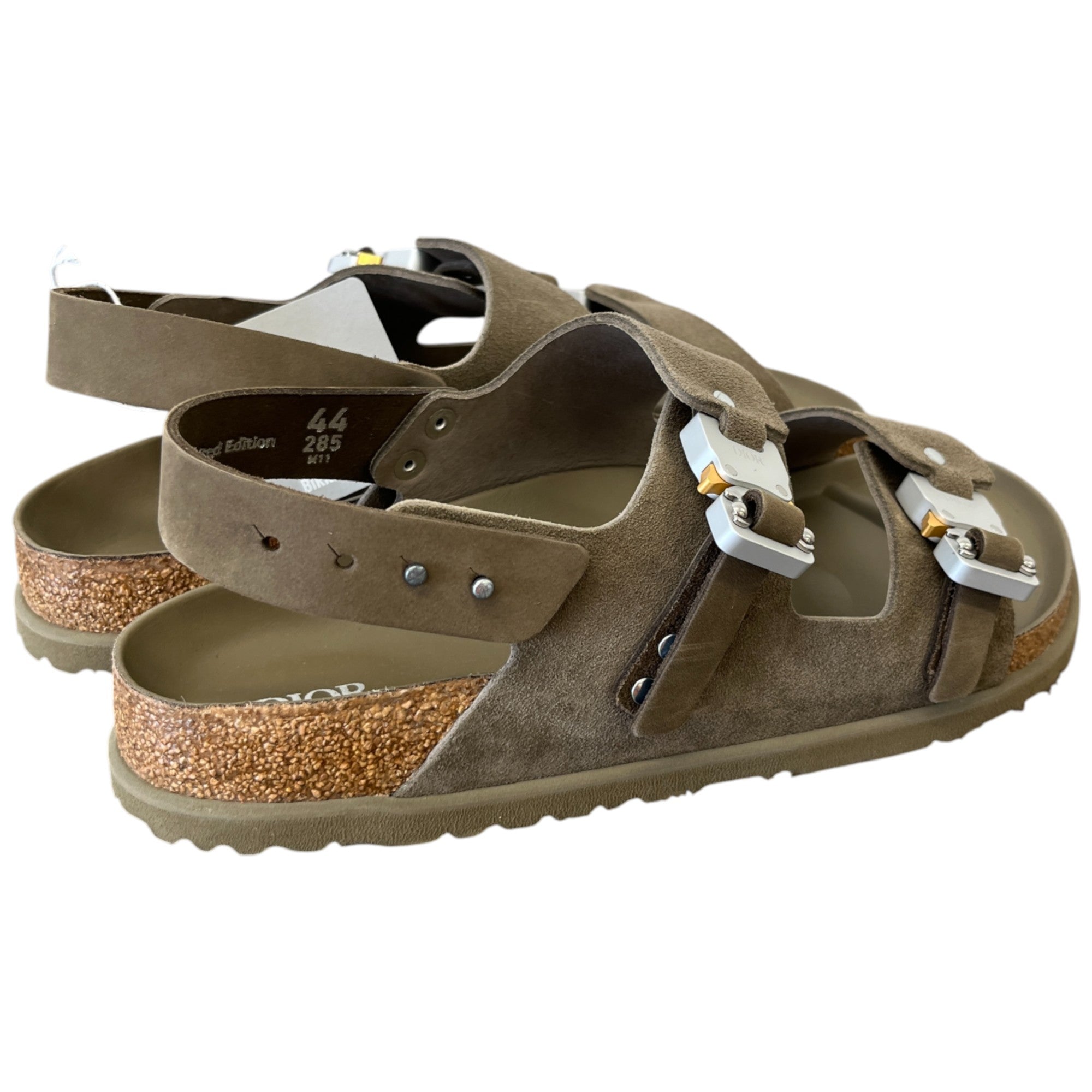 Men's X Birkenstocks Sandals Khaki Size EU 44 / UK 10
