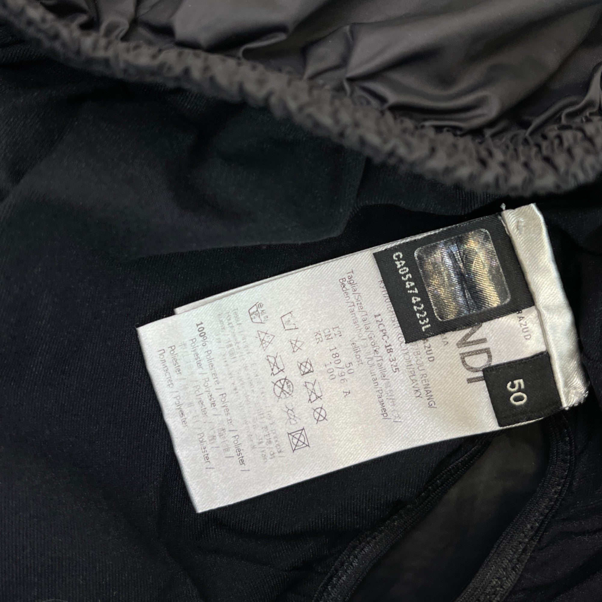 Men's X Karl Largerfeld Swim Shorts Black Size W34 / IT 50