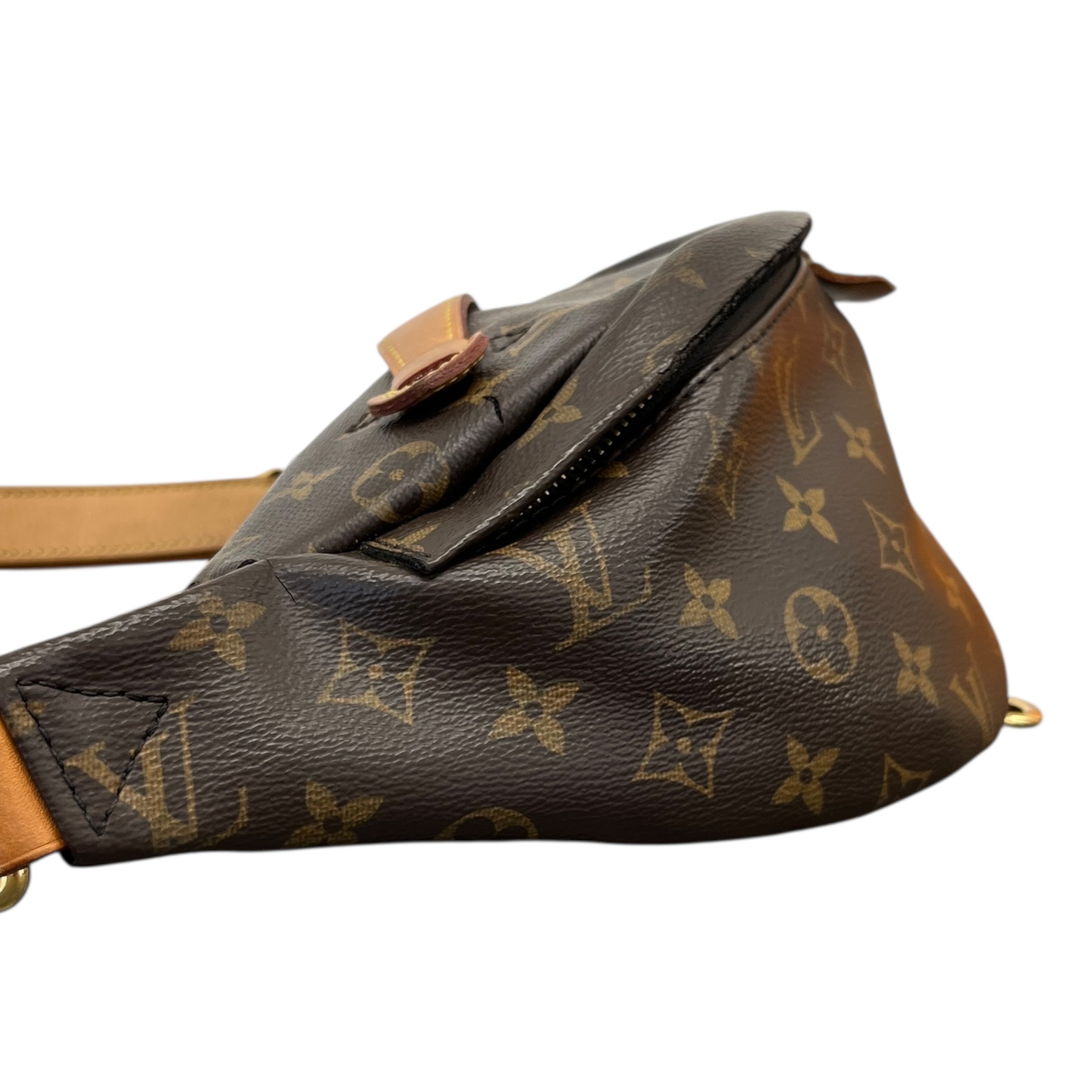 Women's Monogram Canvas Belt Bag Brown
