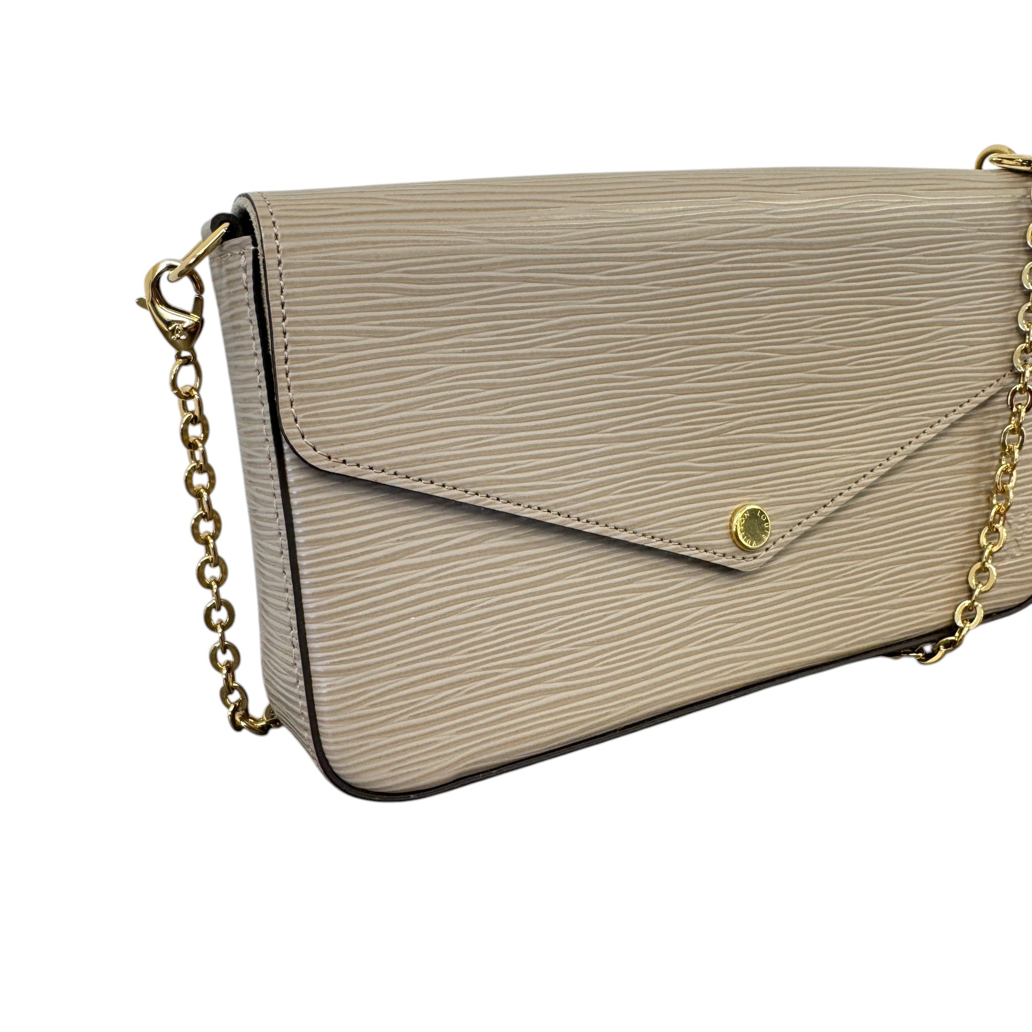 Women's Epi Leather Felicie Bag Beige
