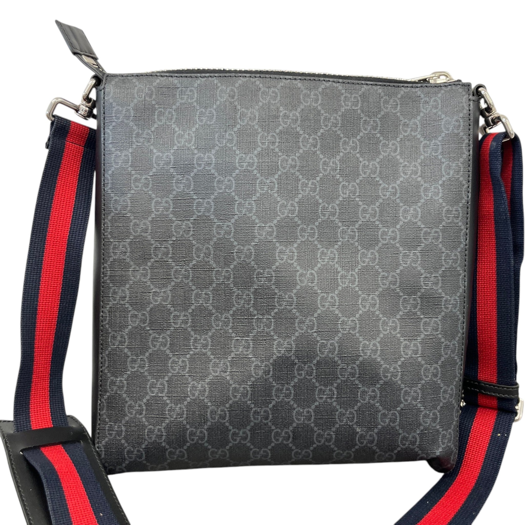 Men's Gg Supreme Messenger Bag Black