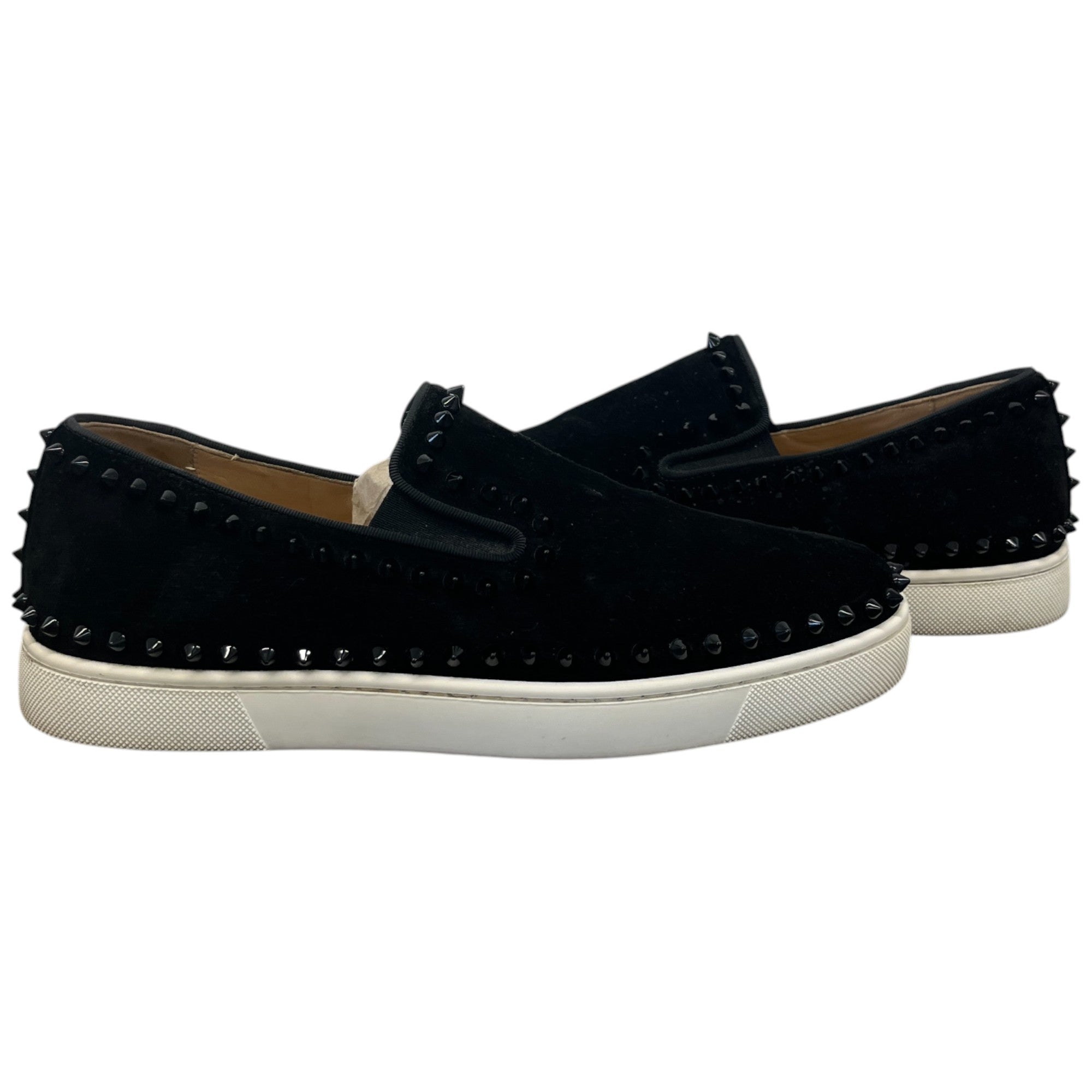 Men's Pik Boat Loafers Black Size EU 40.5 / UK 6.5