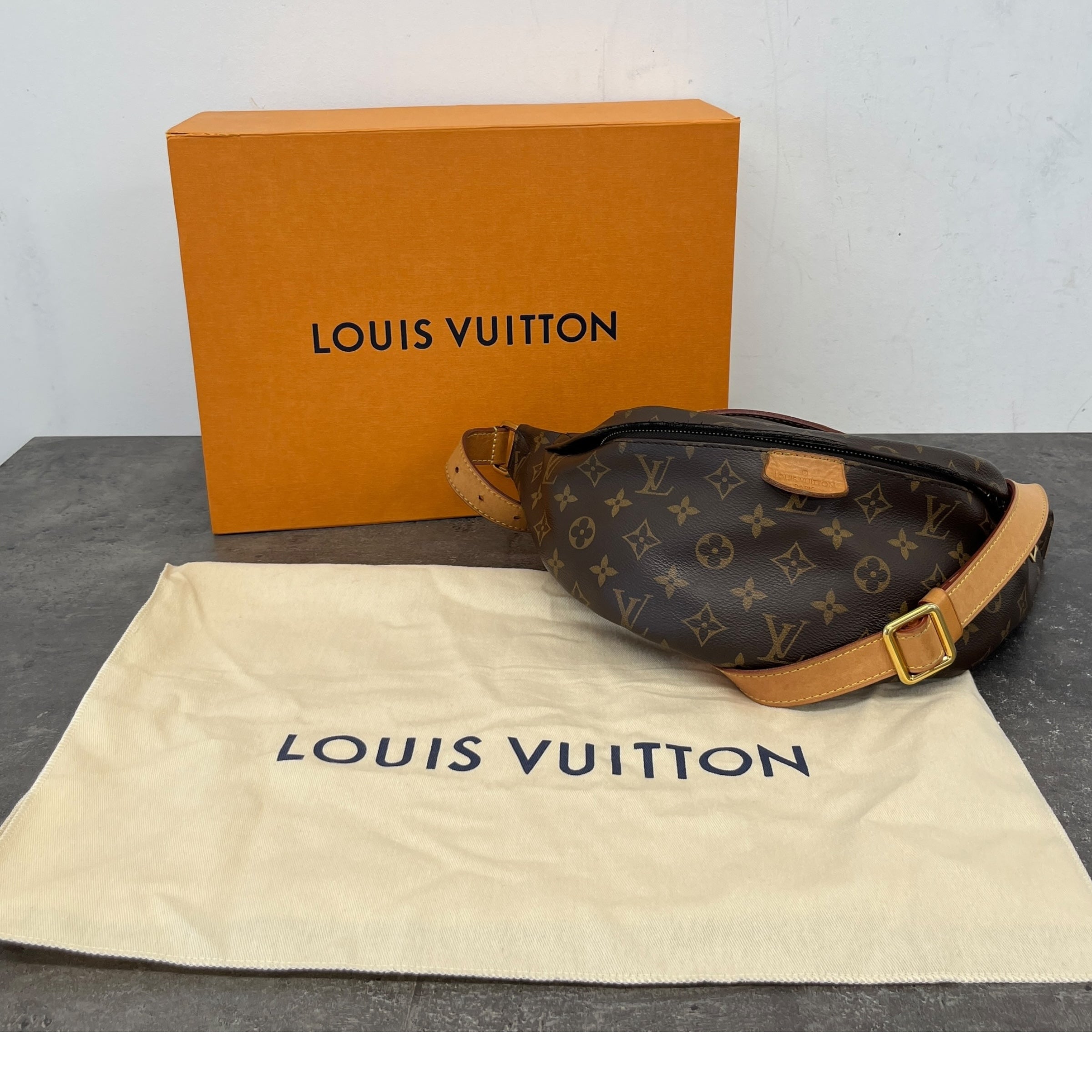 Women's Monogram Canvas Belt Bag Brown